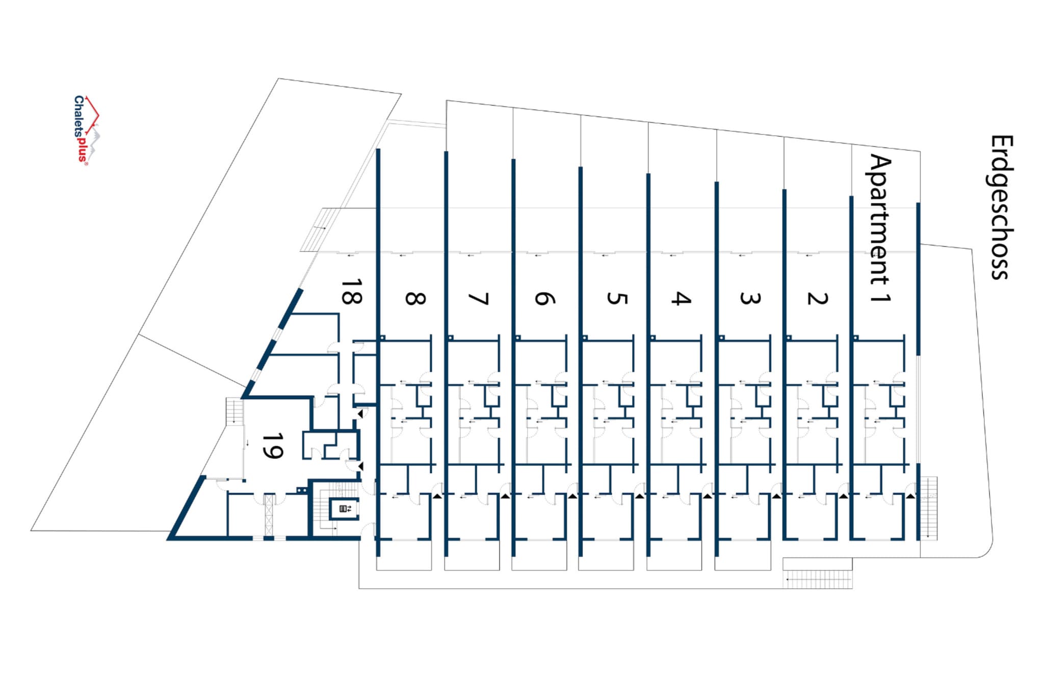 Wildkogel Appartement A - Plattegrond