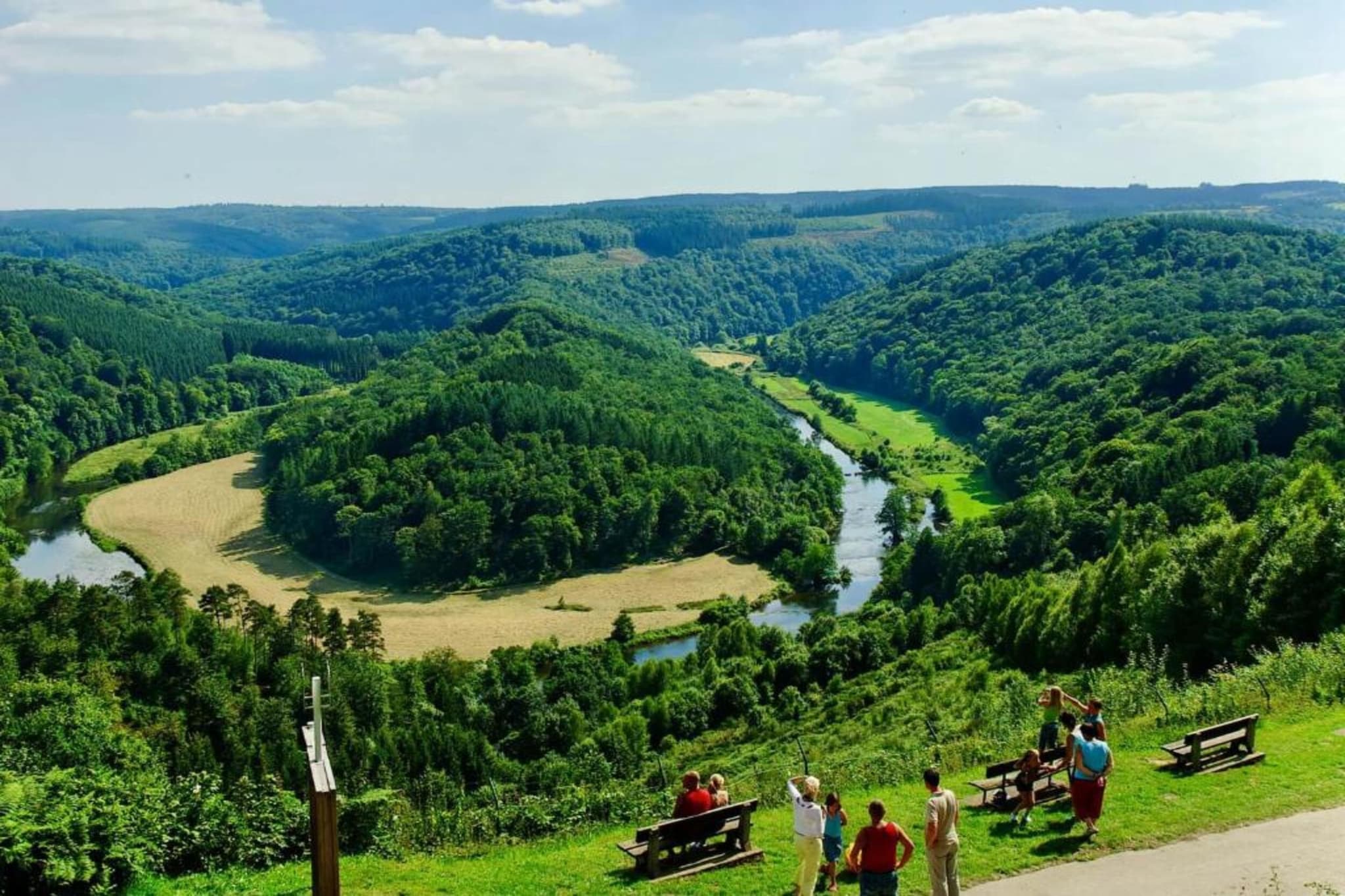 Petit Paliseul-Gebieden zomer 20km