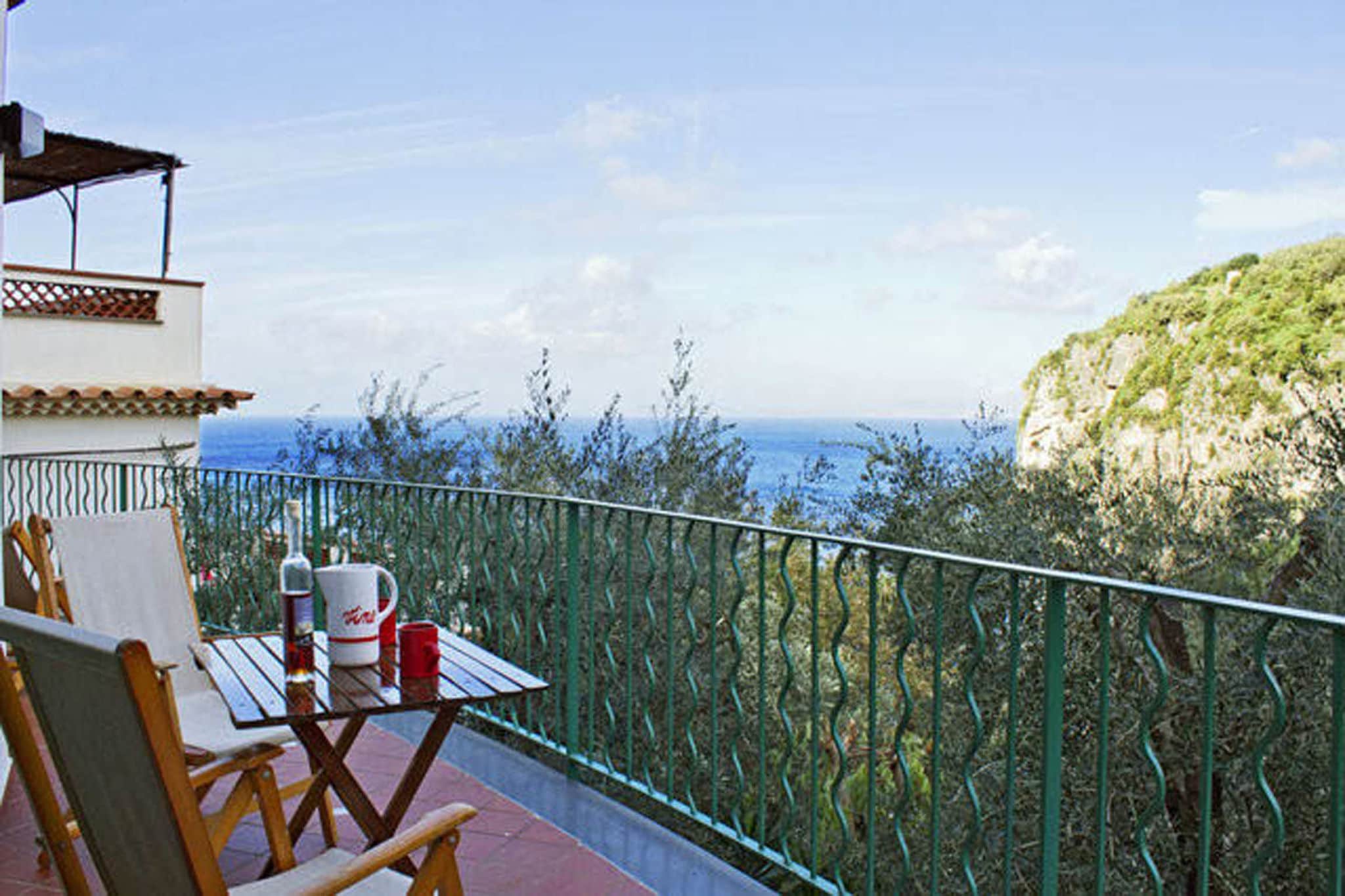 Maison de vacances à Massa Lubrense, Naples, avec balcon