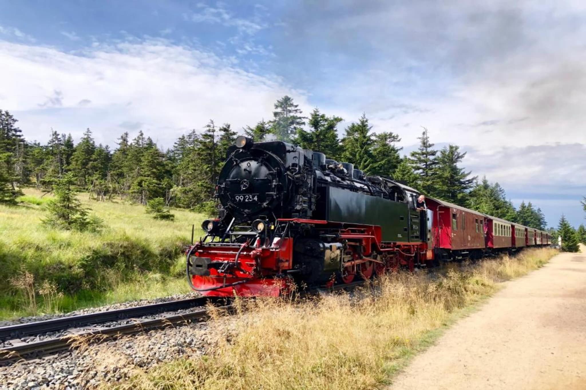 Wernigerode-Gebieden zomer 5km