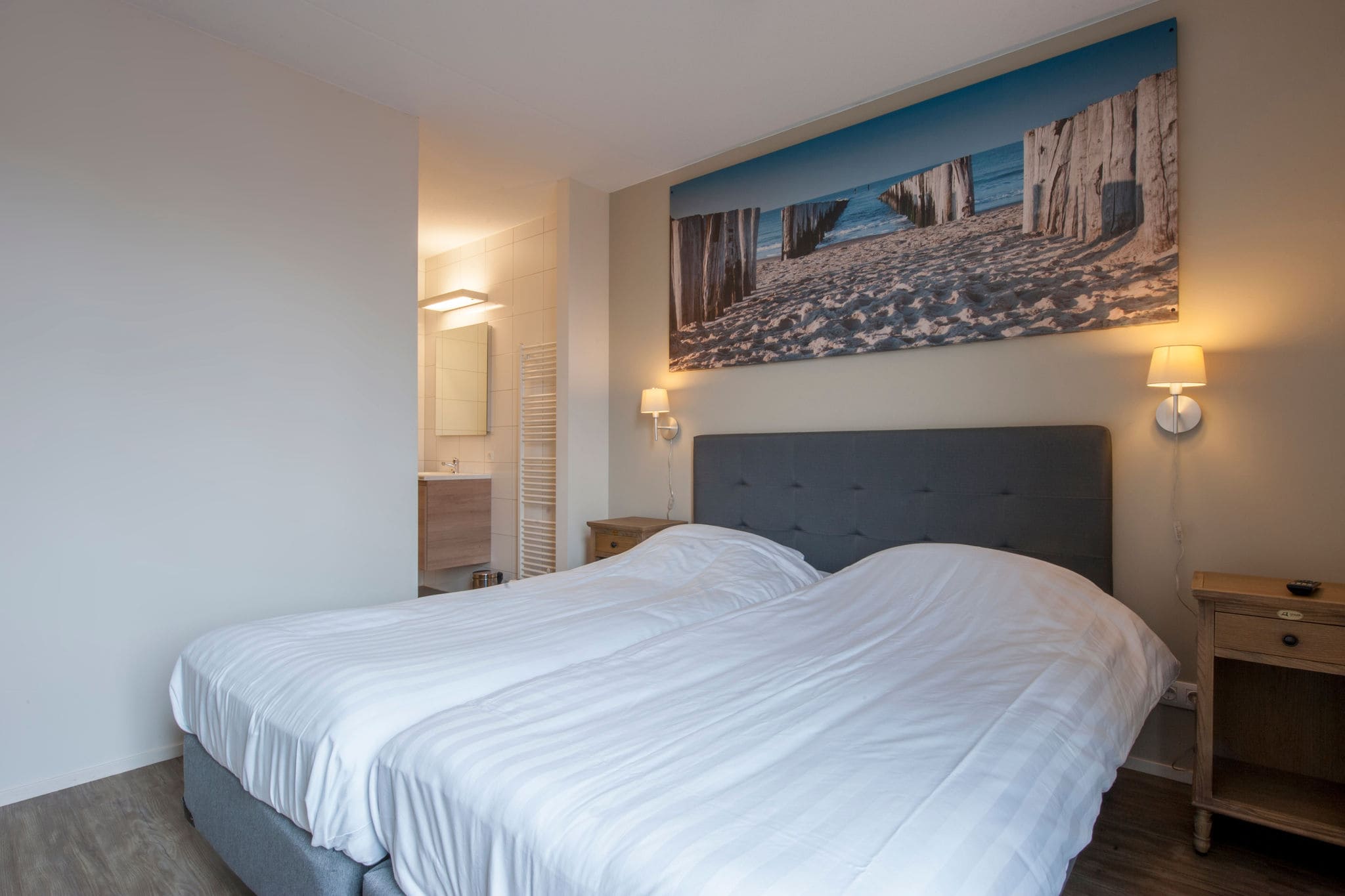 Luxe appartement met sauna en airconditioning, 200 m van zee