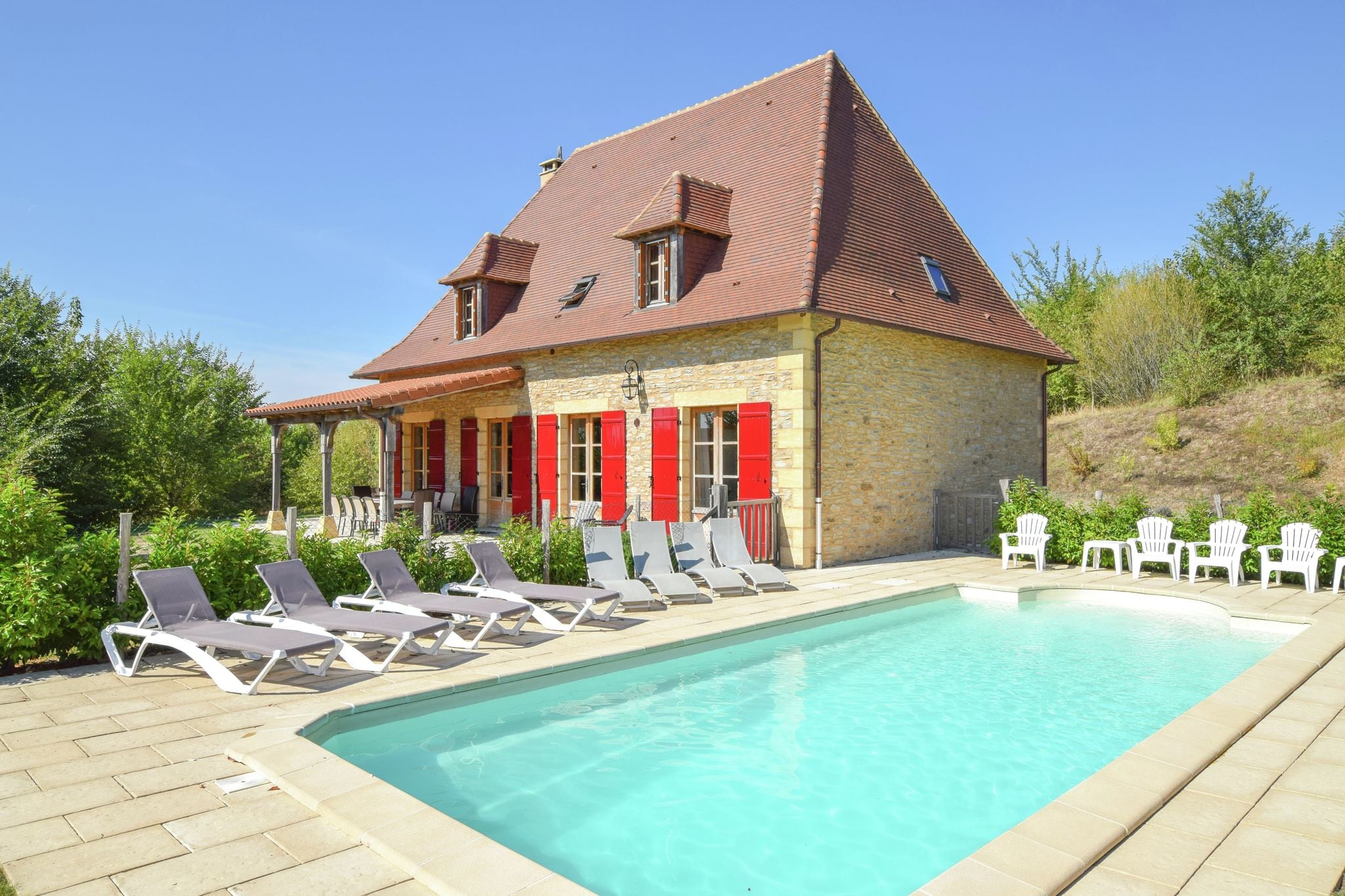 Villa de luxe avec piscine, vue panoramique et de place pour deux familles