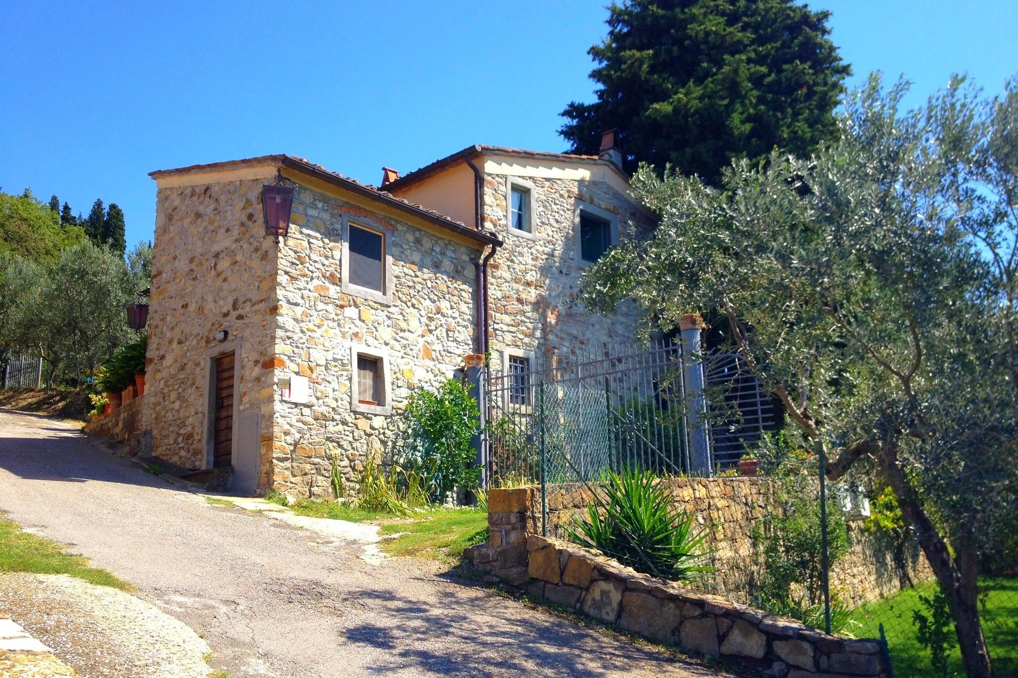 Farmhouse in a lovely park near Florence with beautiful pool among olive trees