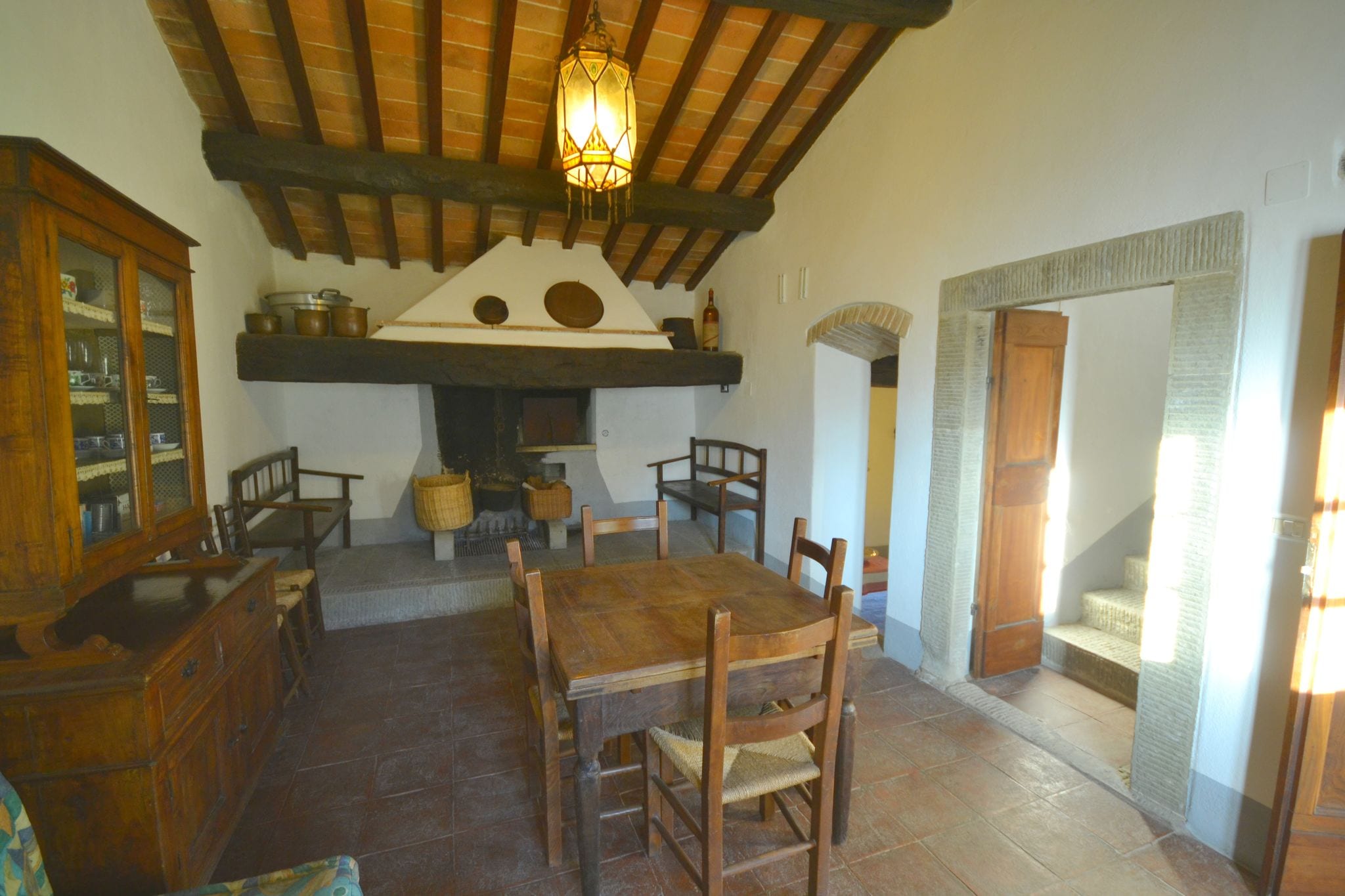 Part of an authentic Tuscan farmhouse with stunning views on the Mugello hills