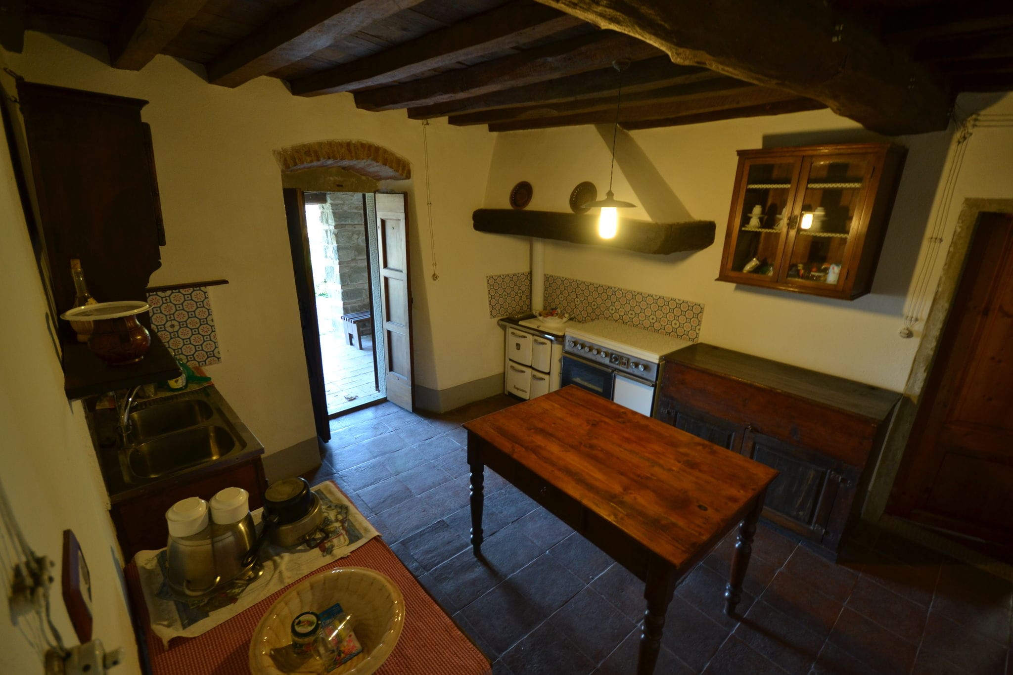 Part of an authentic Tuscan farmhouse with stunning views on the Mugello hills