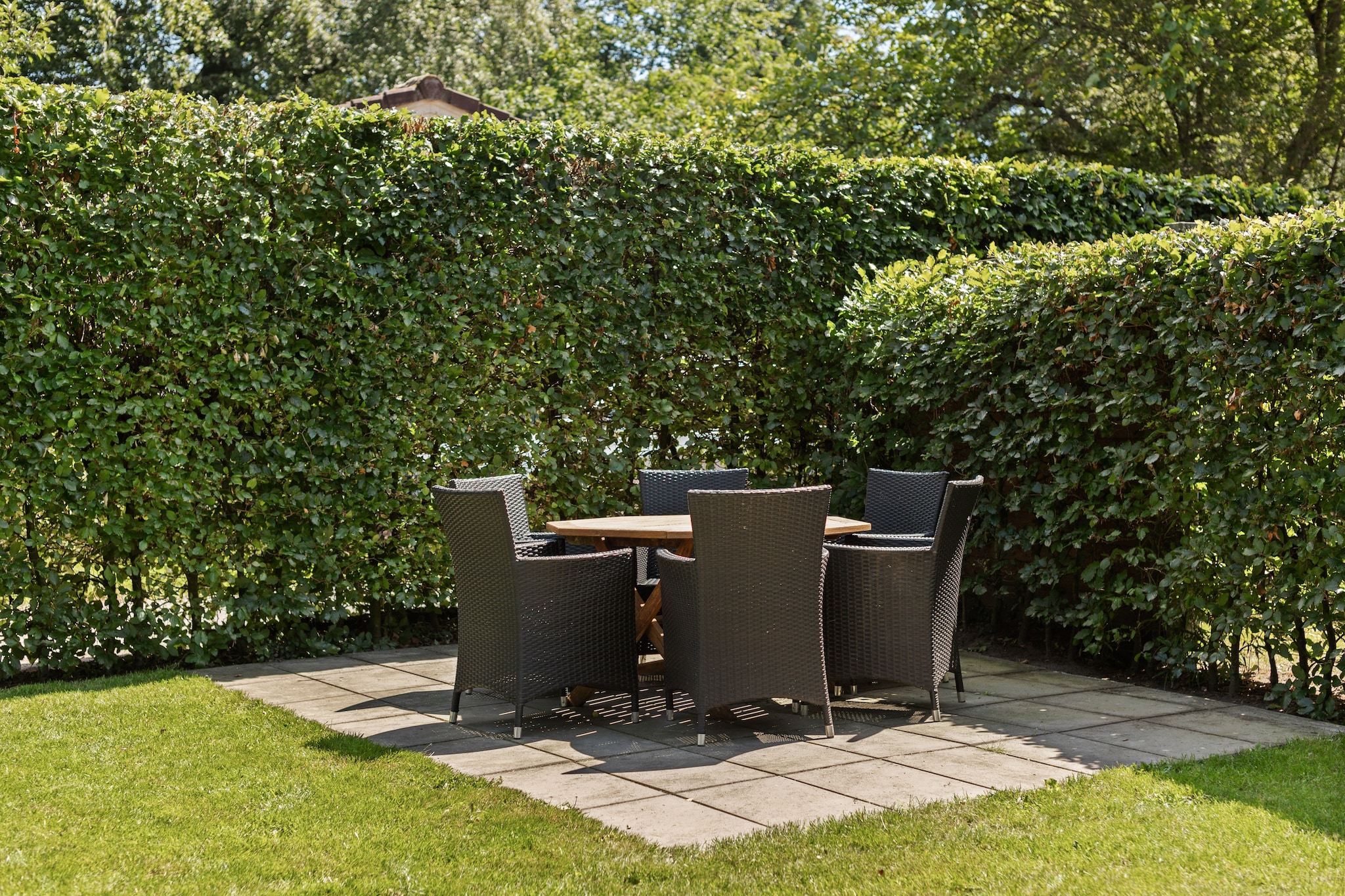 Vrijstaande bungalow in de Veluwe met een omheinde tuin