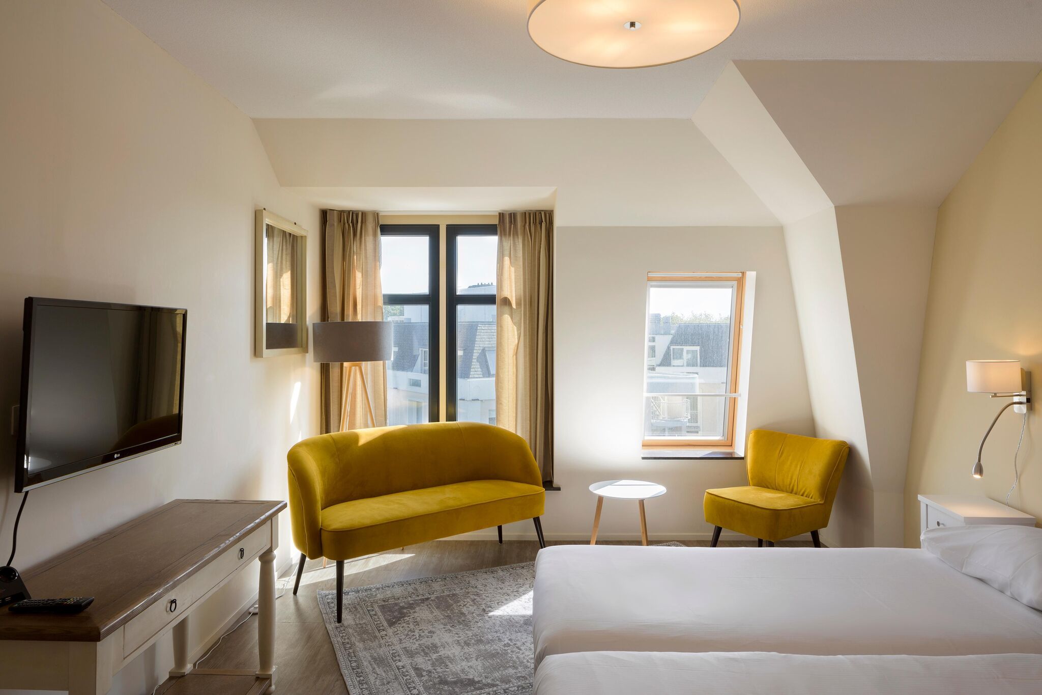 Luxe appartement met airco en wasmachine, in een residentie 200 m. van zee