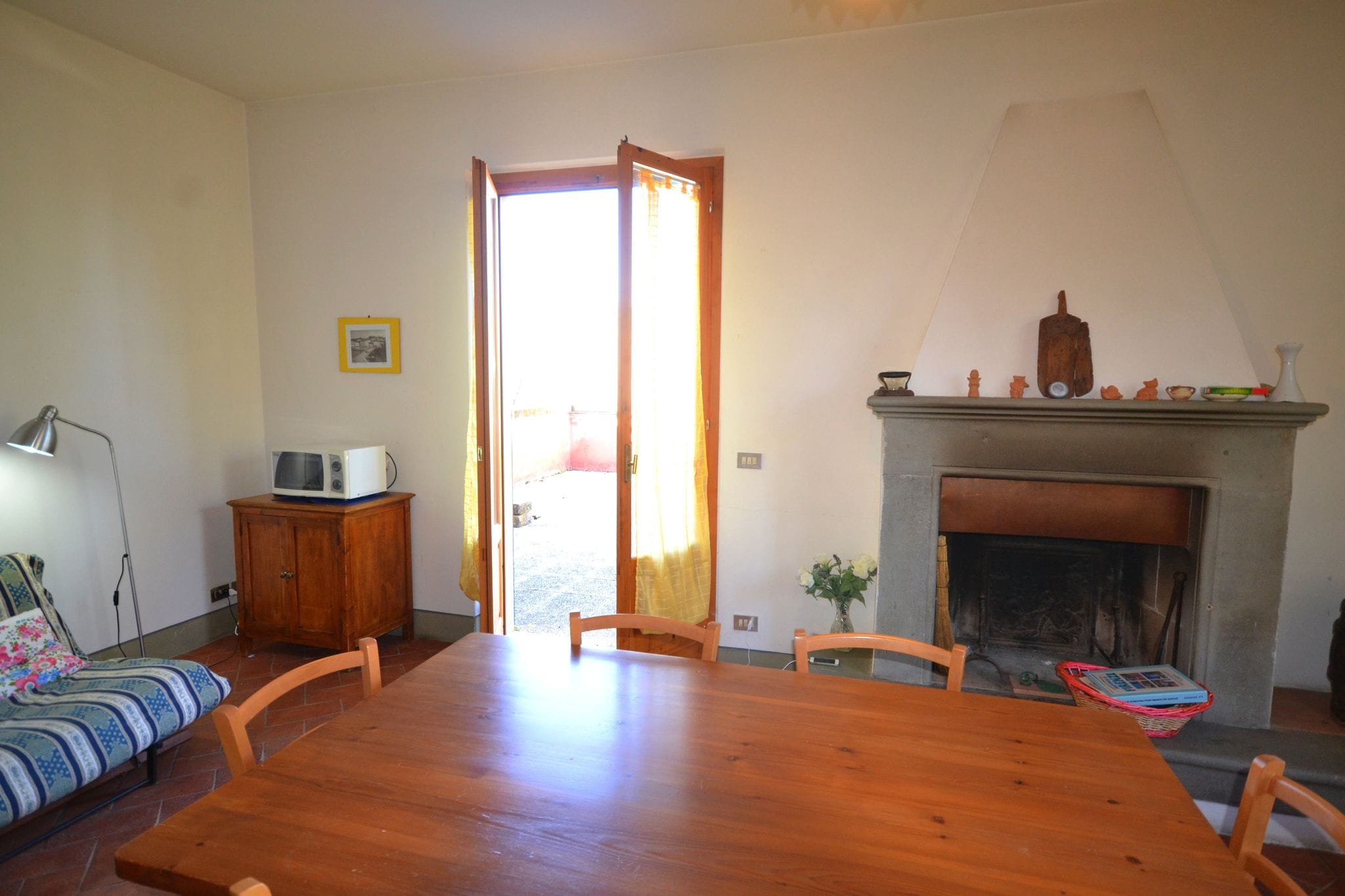Semi-detached house in traditional agriturismo with clear view of the Chianti