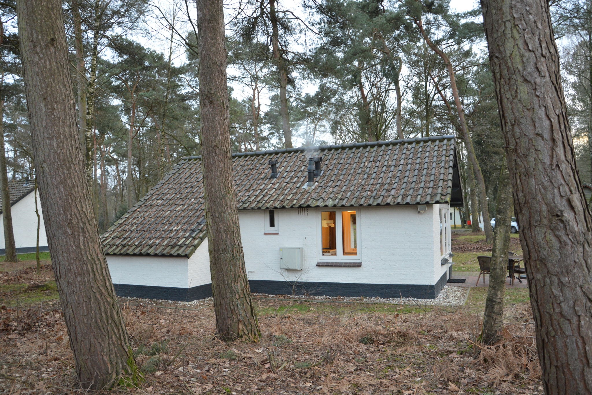 Geheel vrijstaande bungalow op een natuurrijkpark aan een groot ven