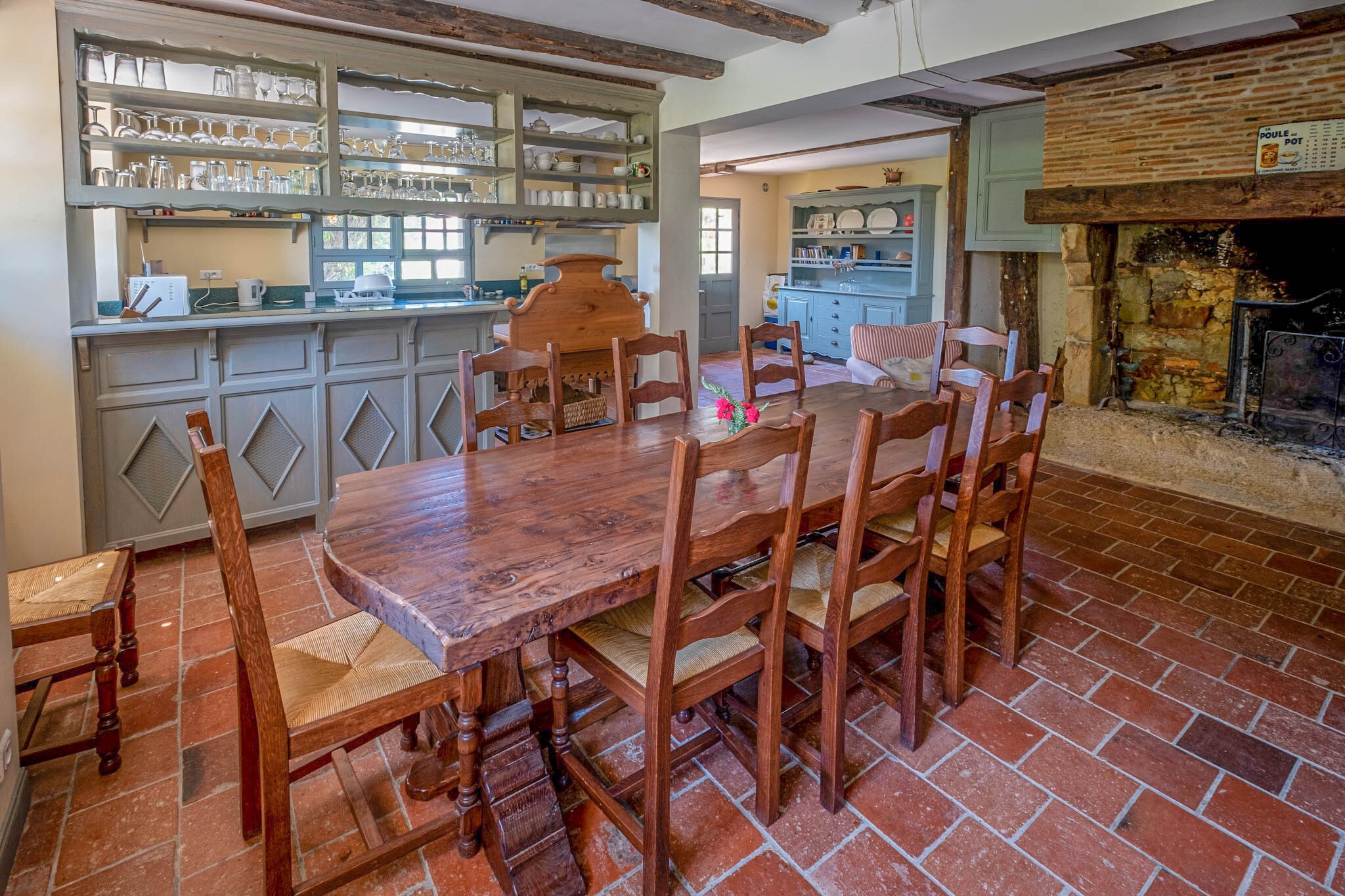 Villa Le Houga-Dining room