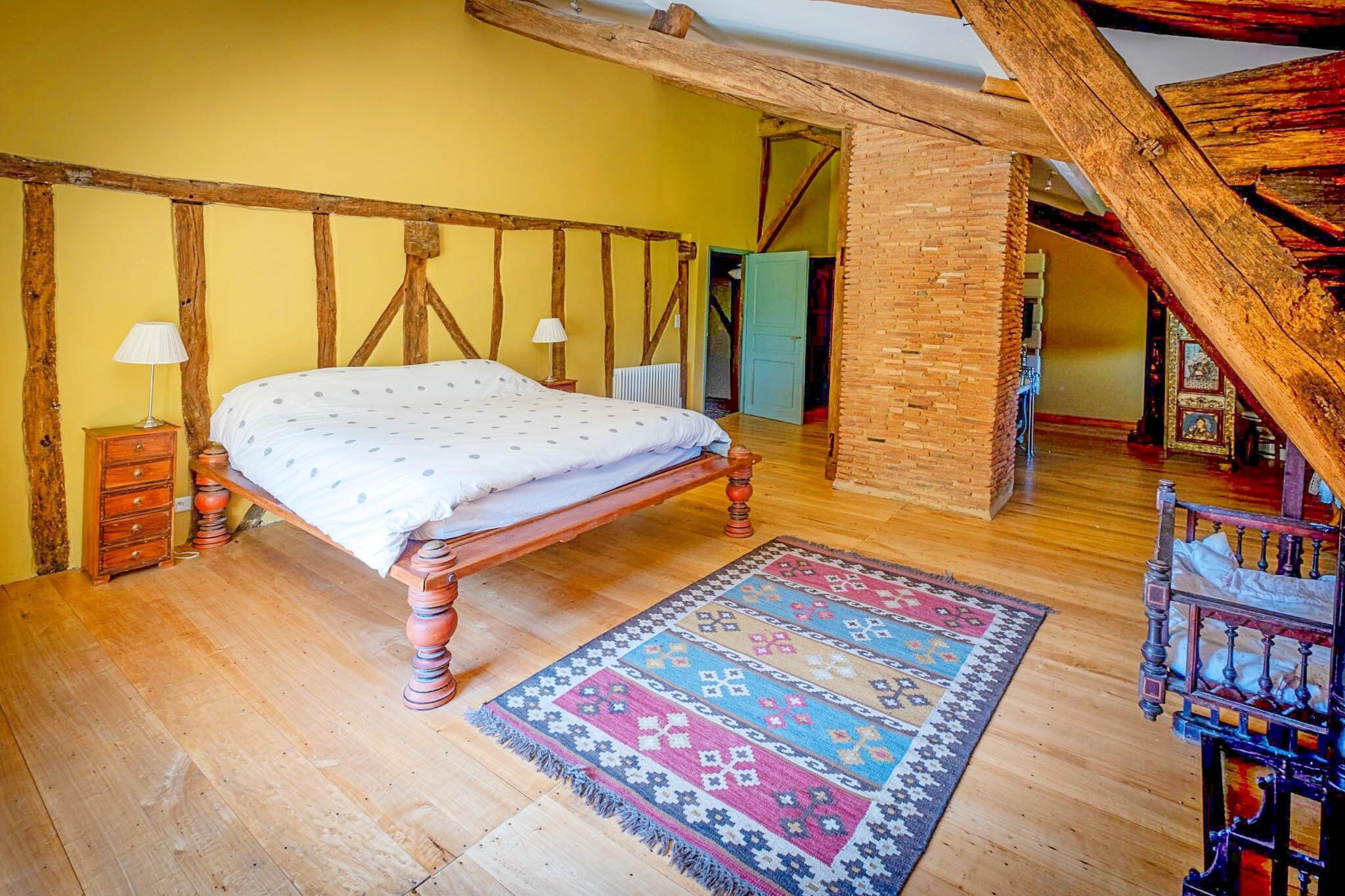 Villa Le Houga-Schlafzimmer