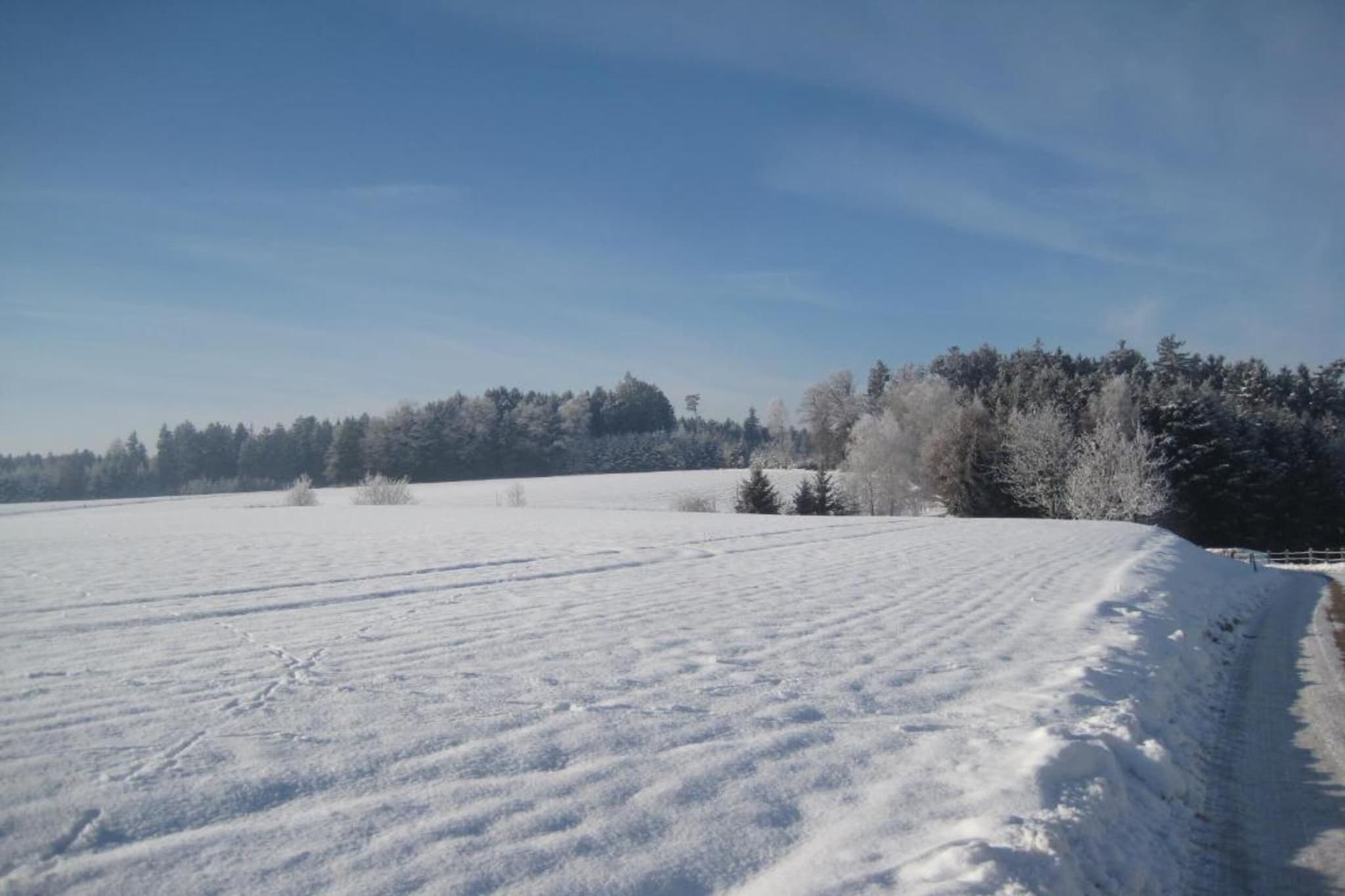 Am Ferienhof-Gebied winter 20km