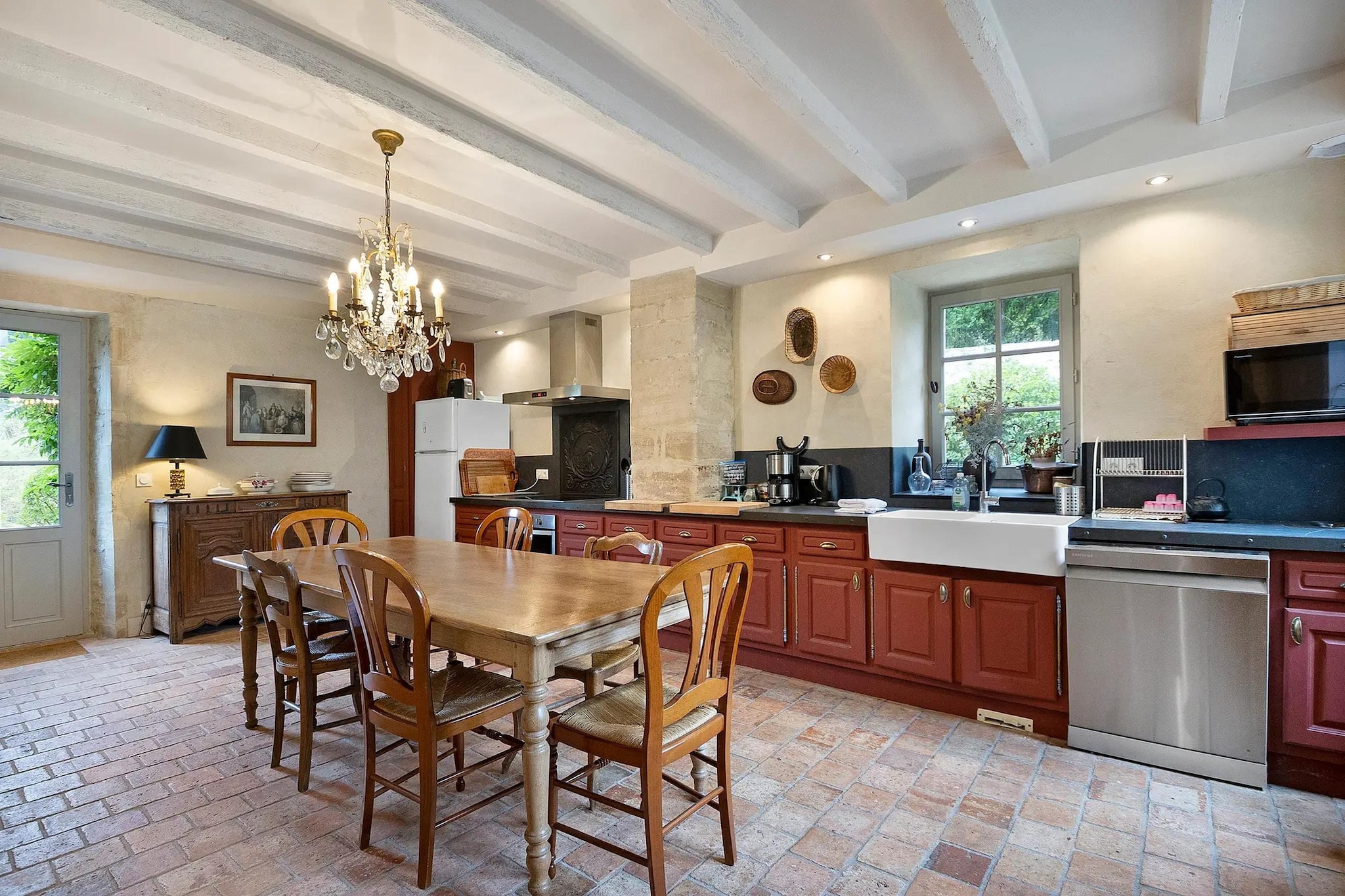 Domaine de luxe 12 pers - Eetkamer