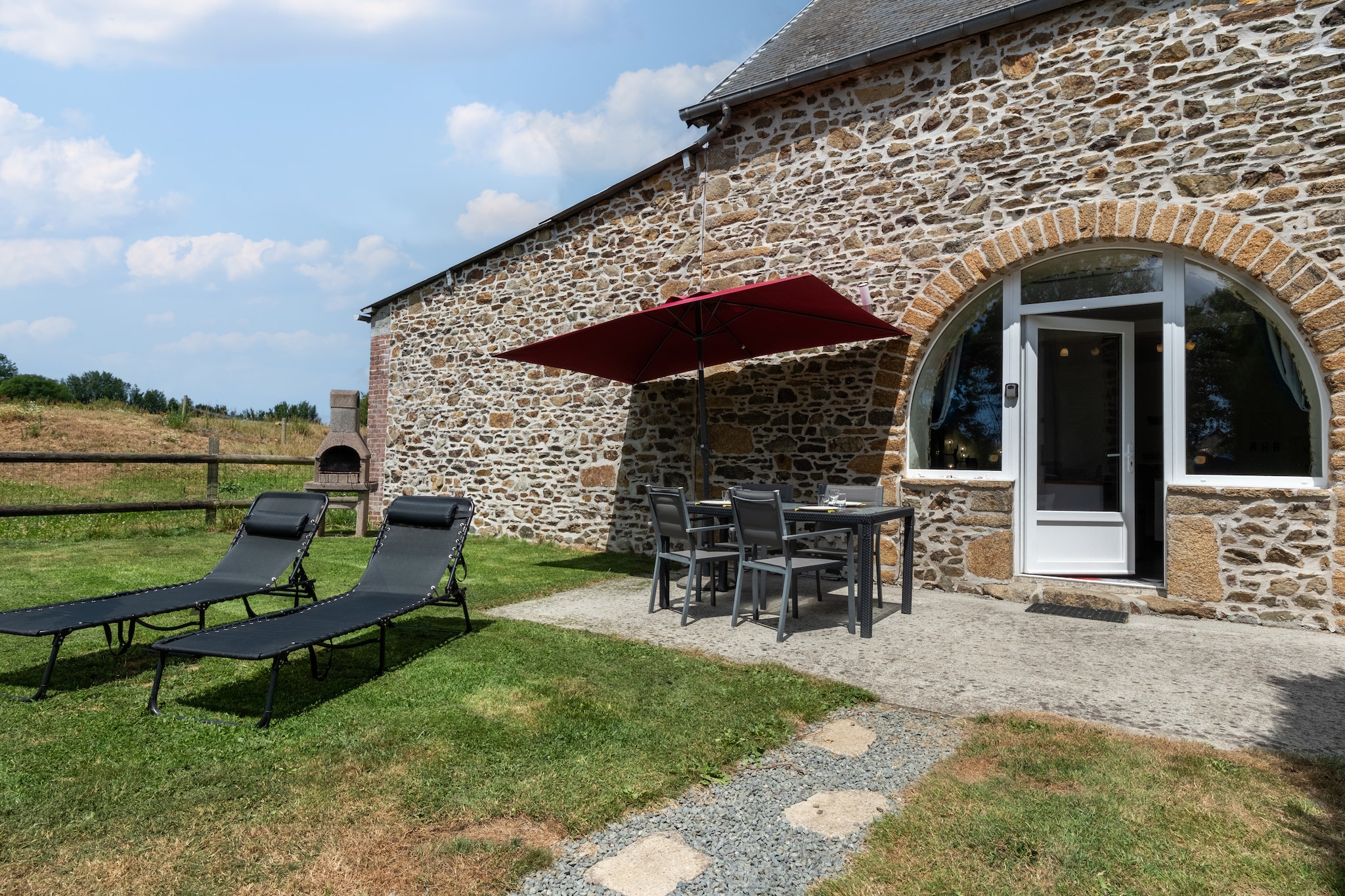 Maison de vacances - BRAINVILLE - Terrasbalkon