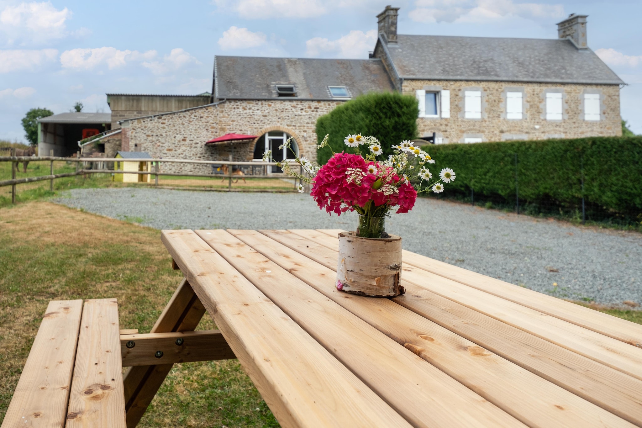 Maison de vacances - BRAINVILLE - Buitenkant zomer