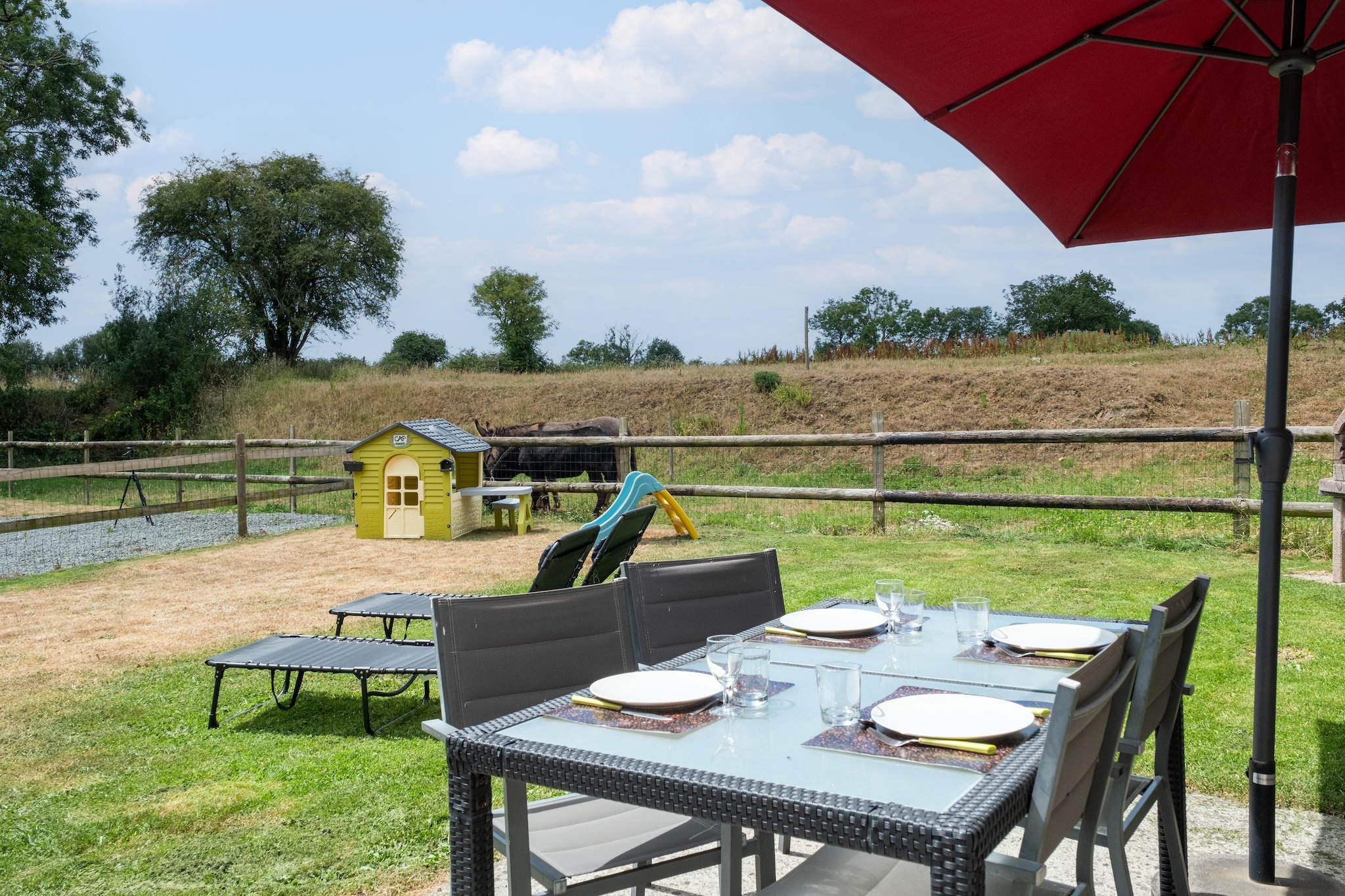 Maison de vacances - BRAINVILLE - Terrasbalkon