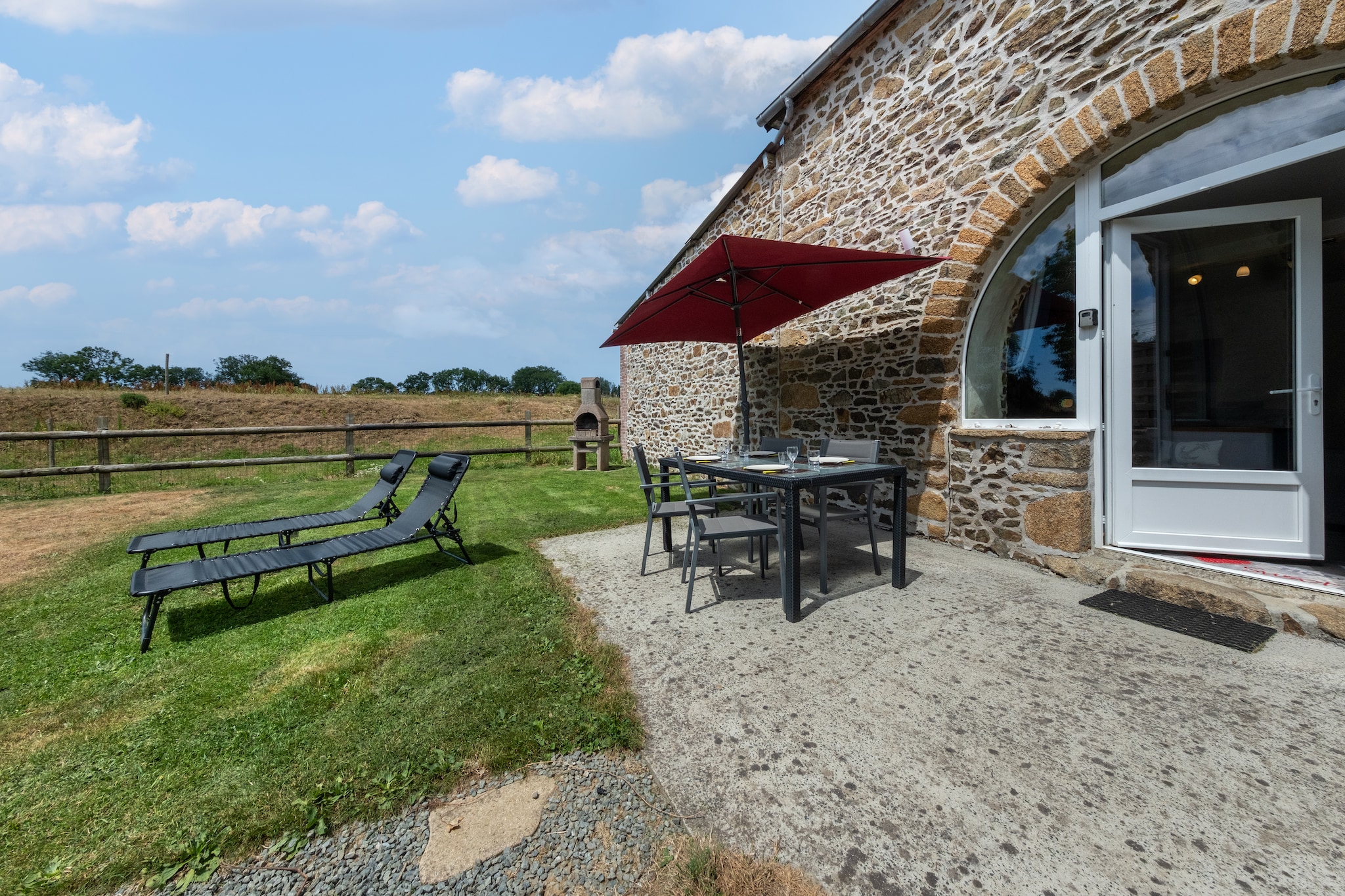 Maison de vacances - BRAINVILLE - Terrasbalkon