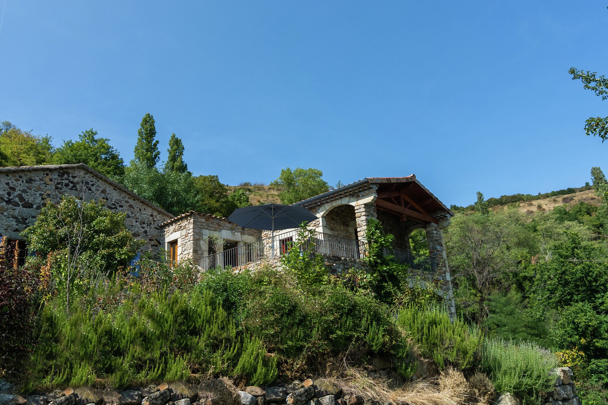 Hillside Villa in Pourchères with Swimming Pool