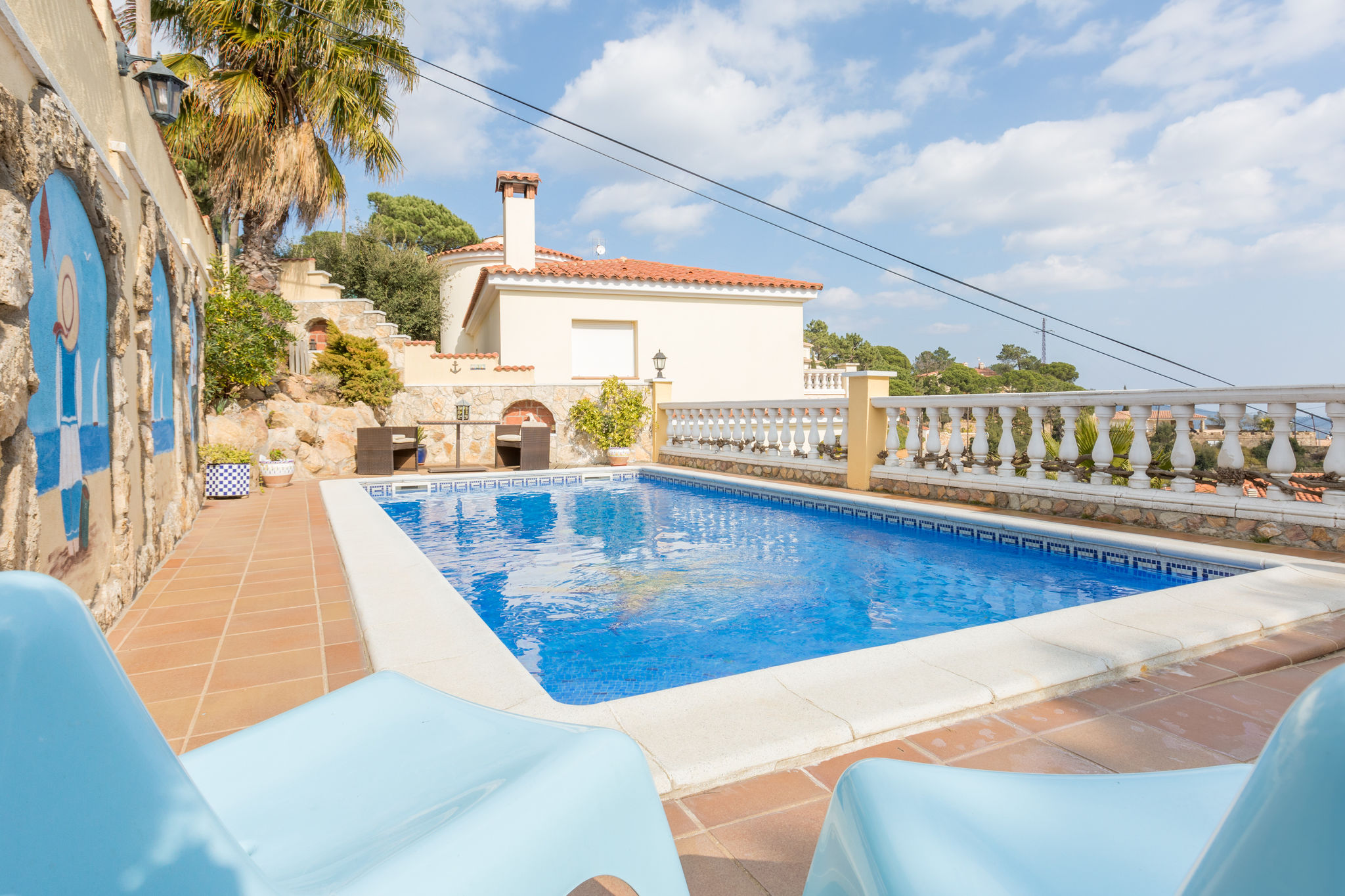 Ruhige Villa mit Swimmingpool in Lloret de Mar