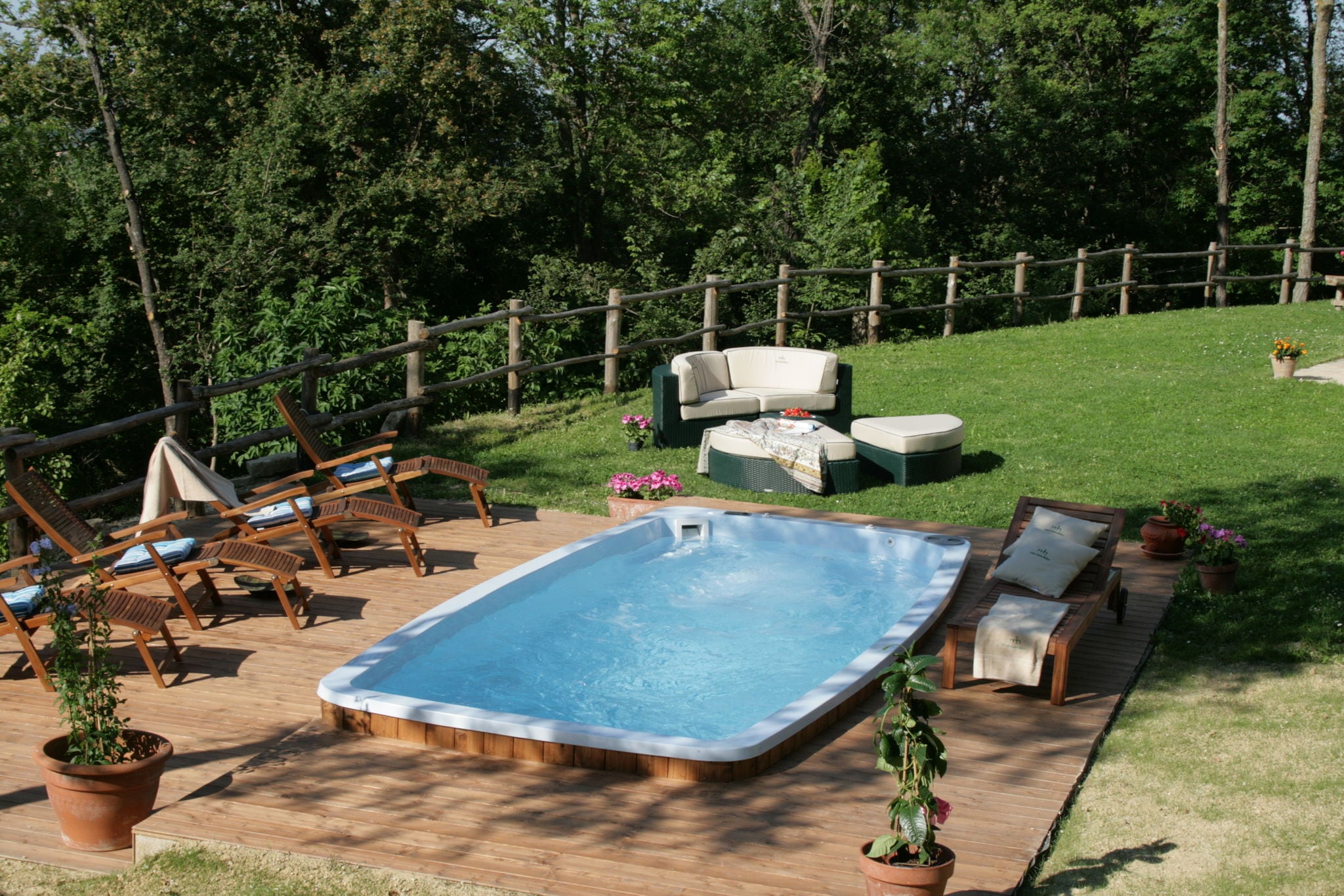 Charmante Villa in Monte San Martino mit Swimmingpool