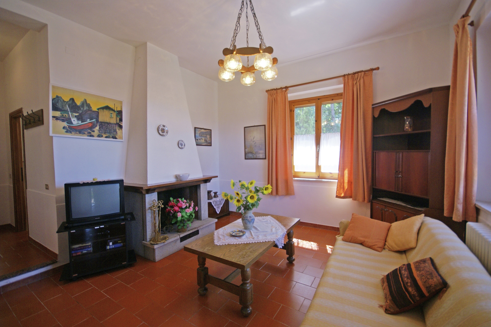 Casa Fiori - I Geranei-Woonkamer