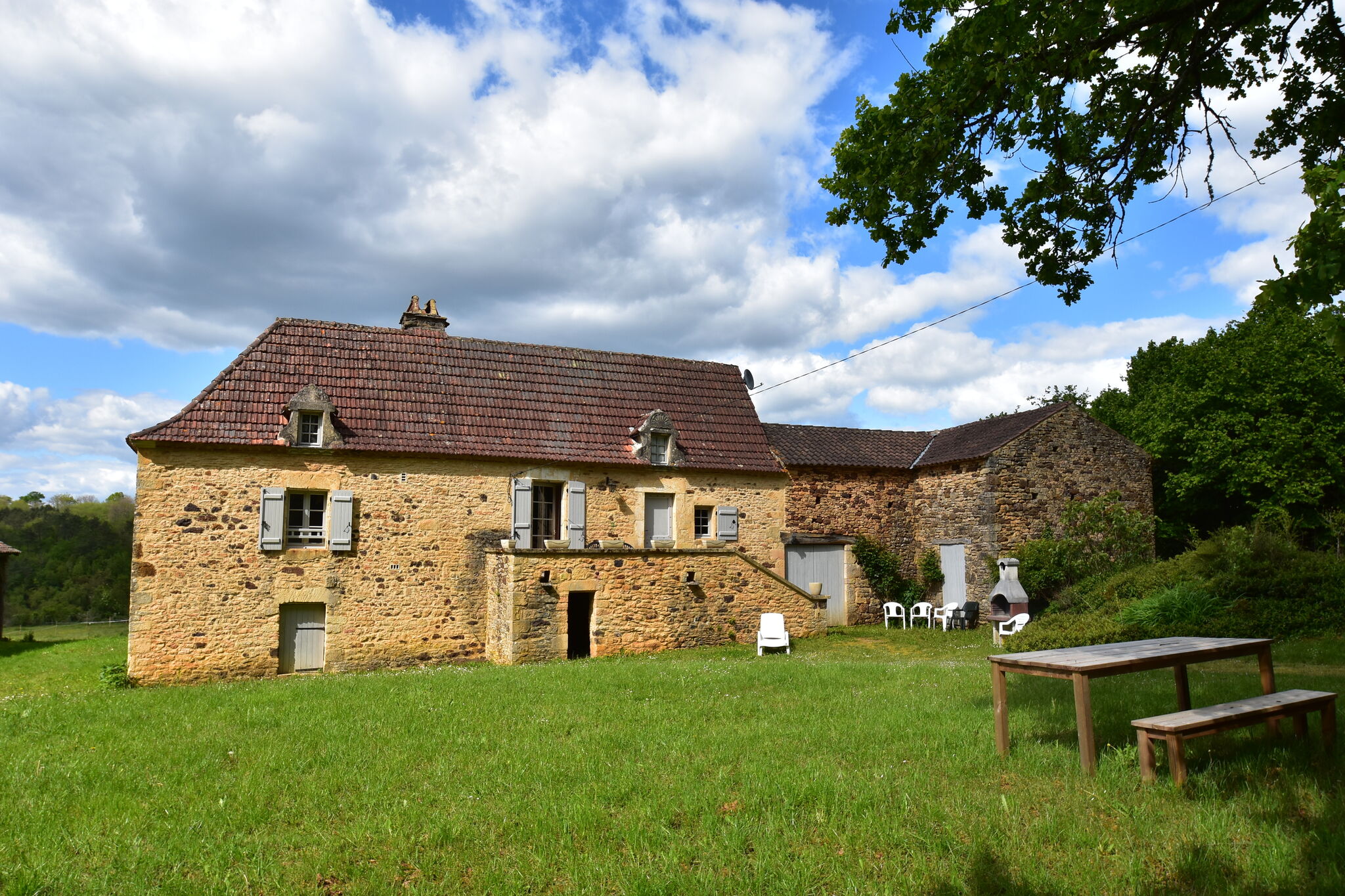 Maison de vacances à Villefranche-du-Périgord avec jardin