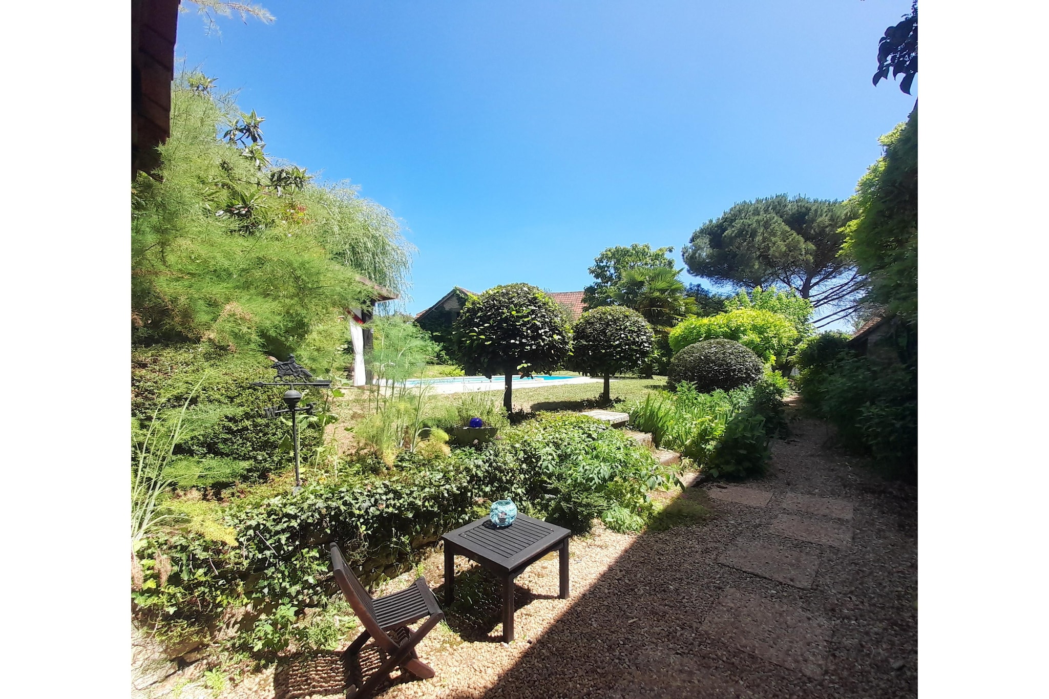 Maison de vacances St Jory las Bloux - Uitzicht zomer