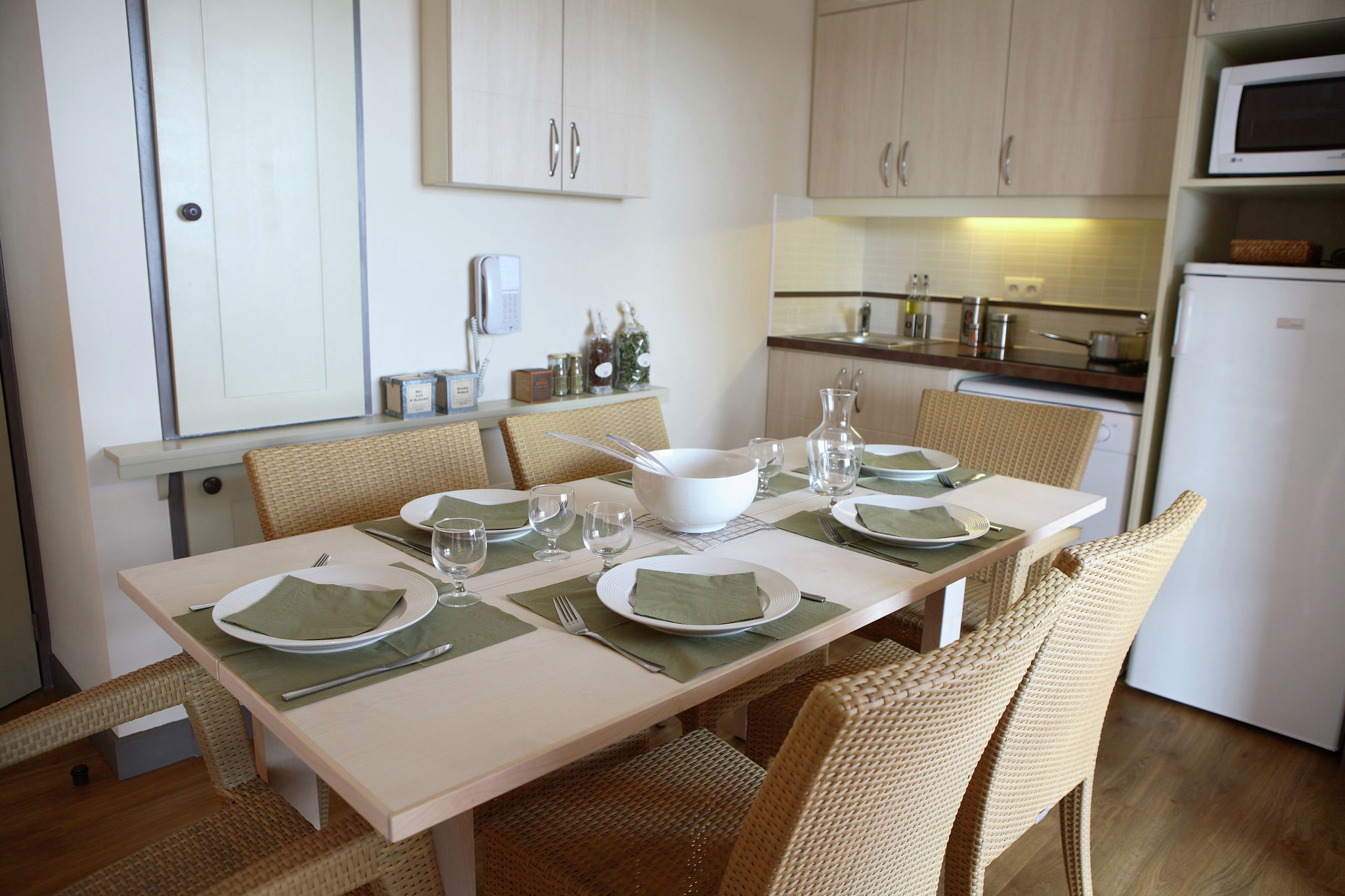 Comfortable apartment with dishwasher, 1 km. from the beach