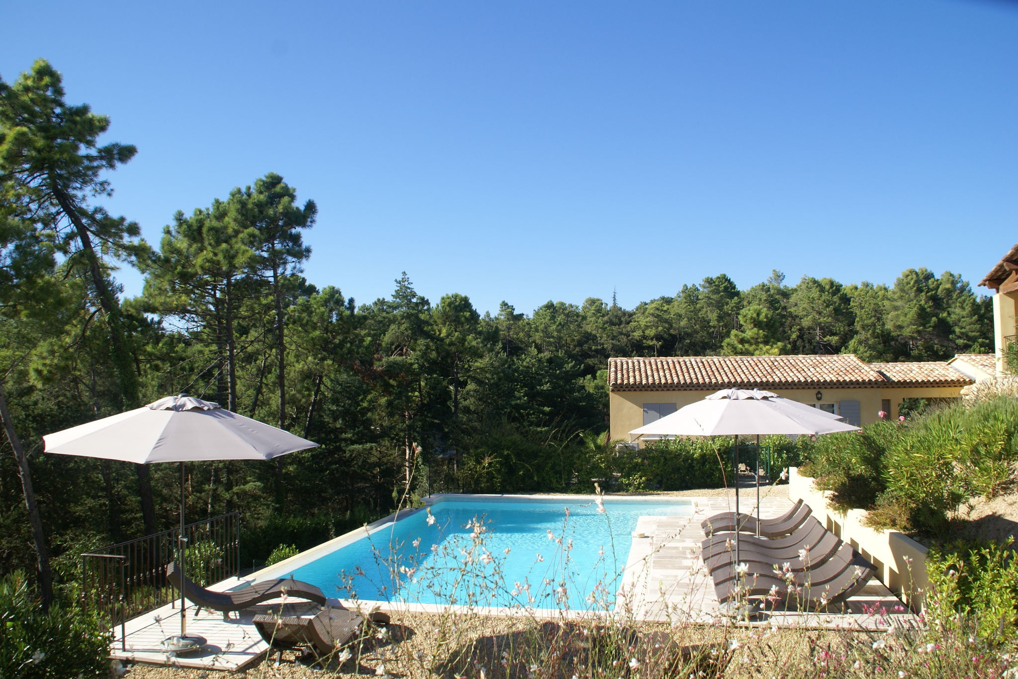 Luxuriöse Ferienwohnung mit Swimmingpool in Montauroux
