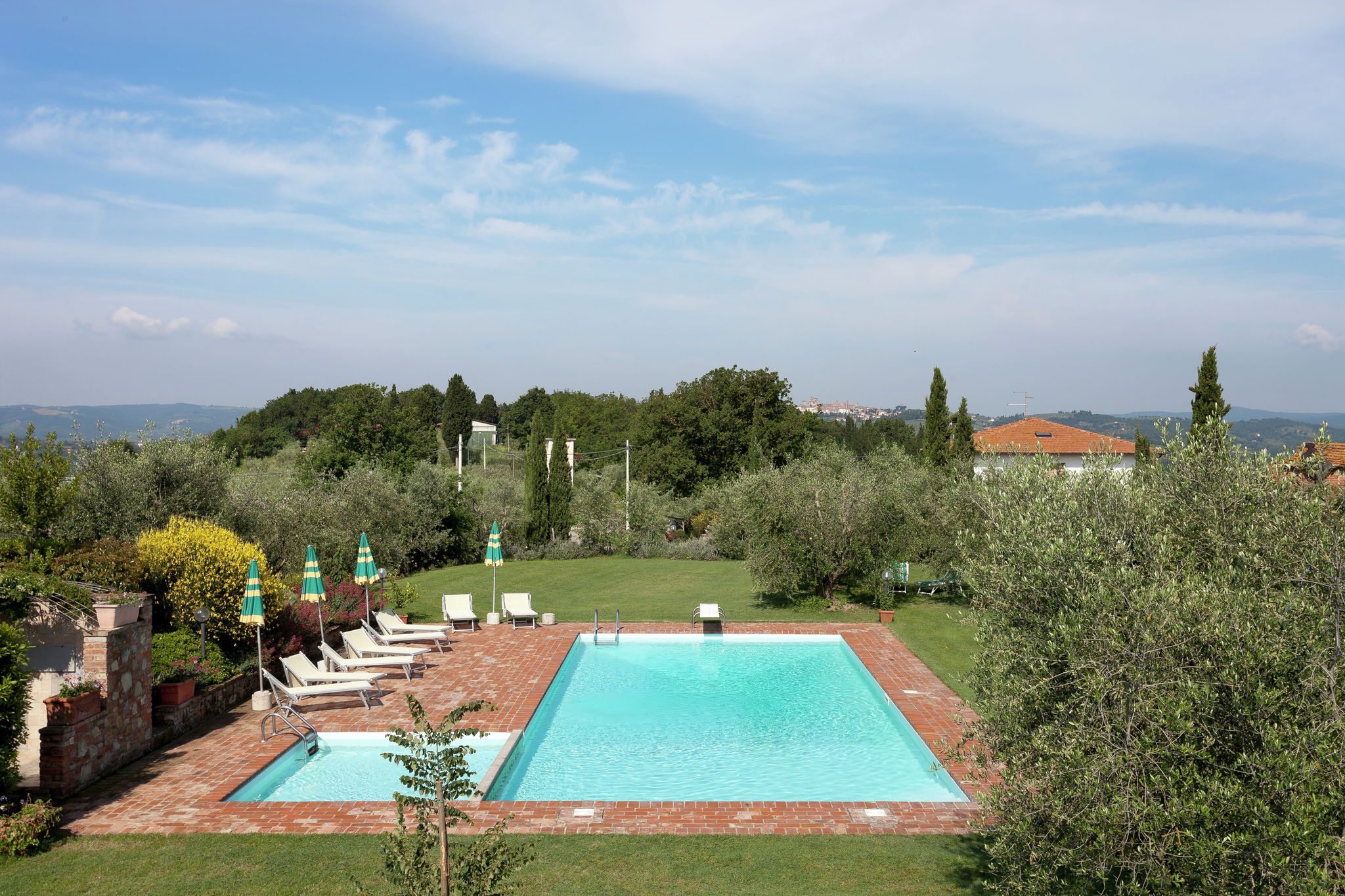 Sfeervolle vakantiewoning op een groot landgoed in Toscane