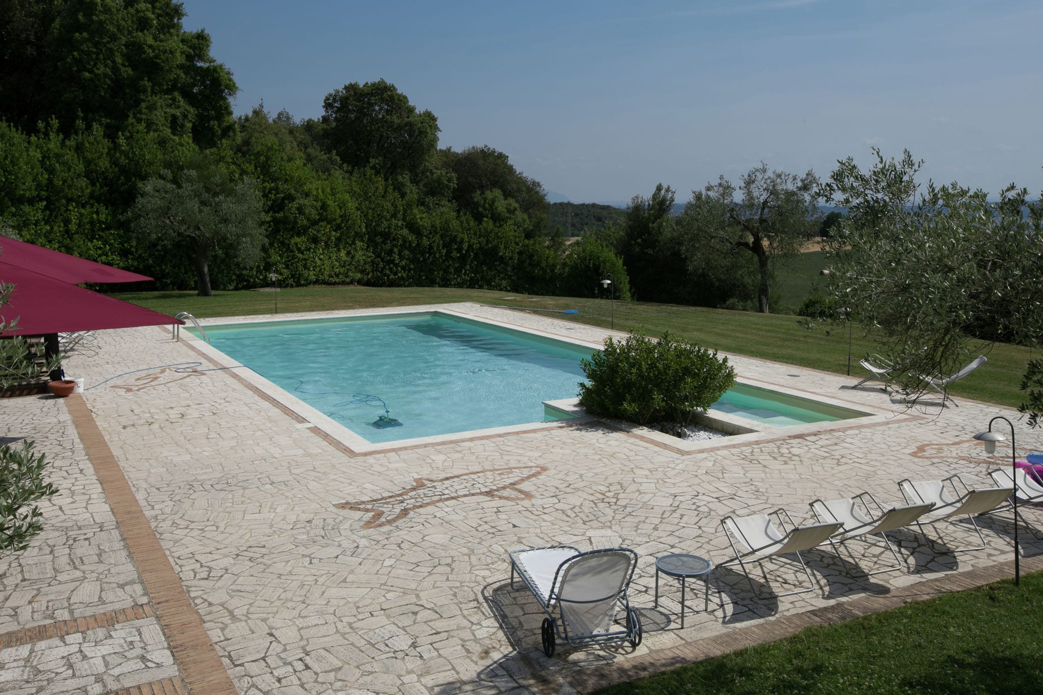 Elegant appartement met zwembad 1 uur van Rome