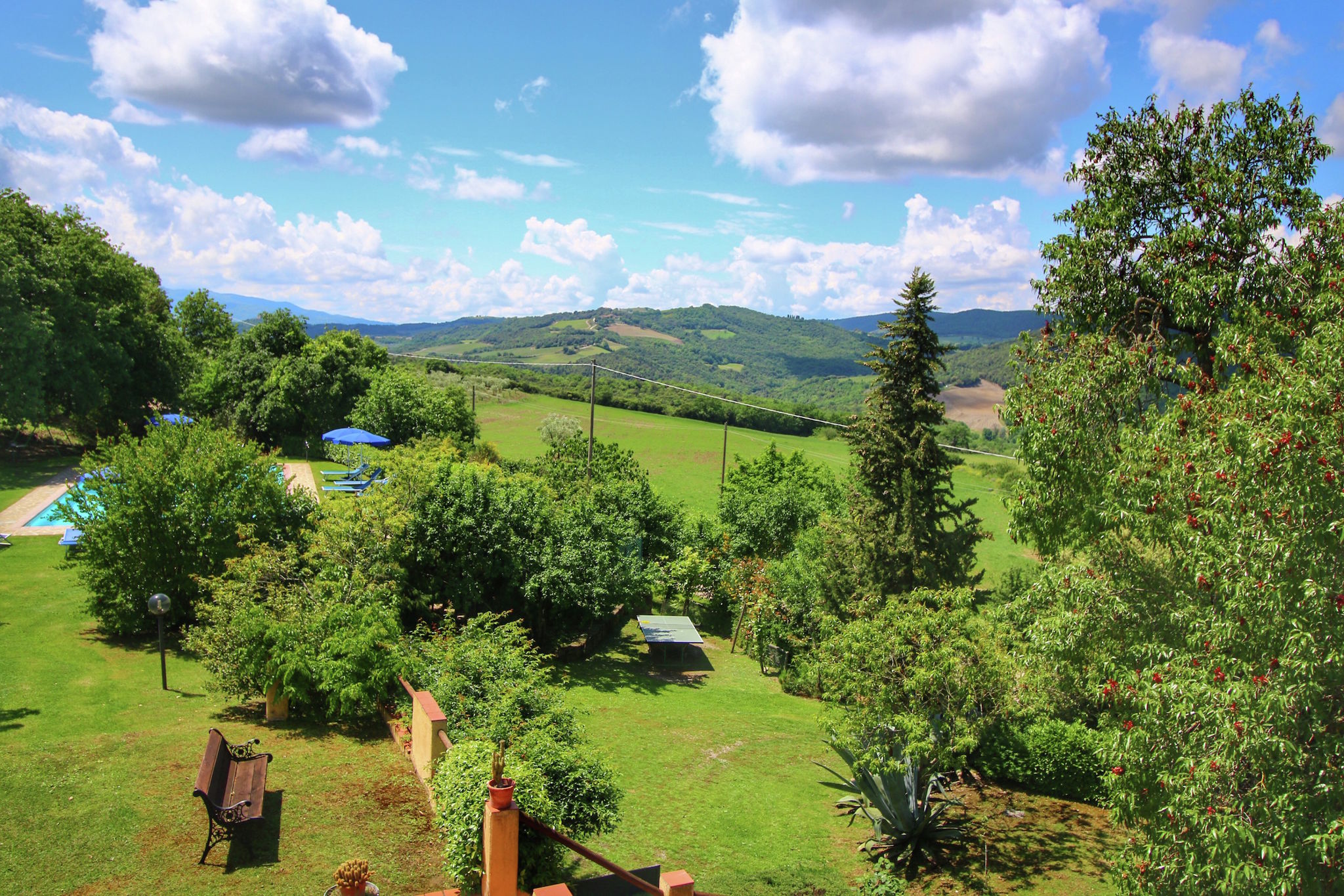 Authentiek Toscaanse vakantiewoning op landgoed met prachtig uitzicht