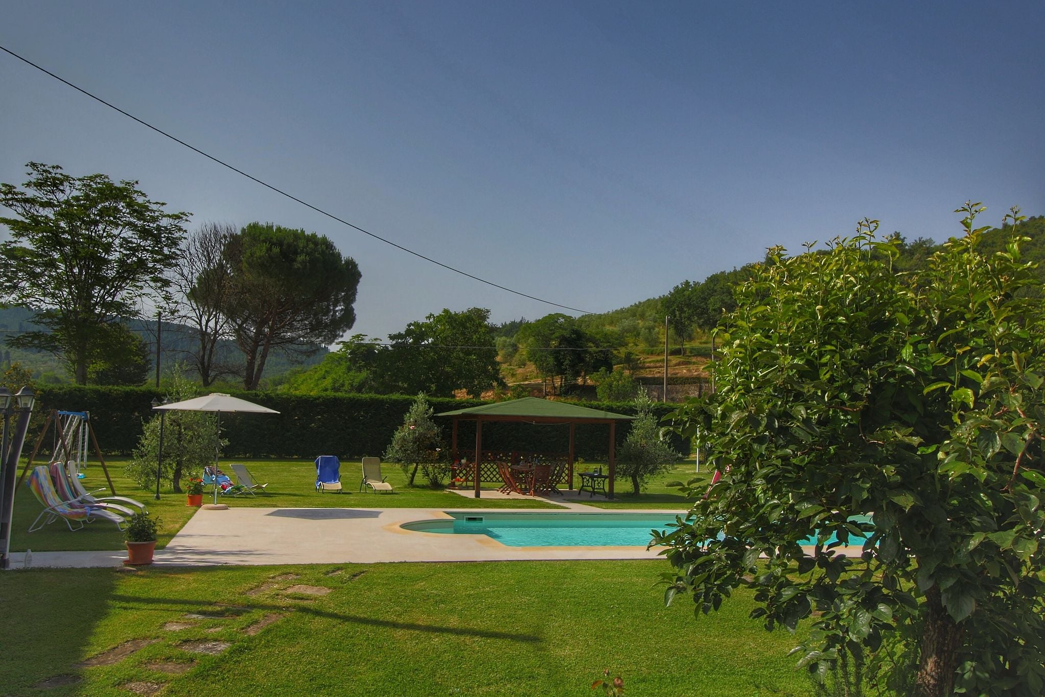 Ruime boerderij in Castiglion Fiorentino met een zwembad