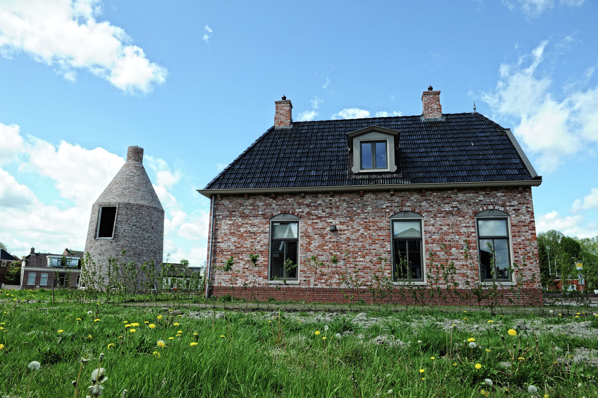 Fisherman's house near the Lauwersmeer