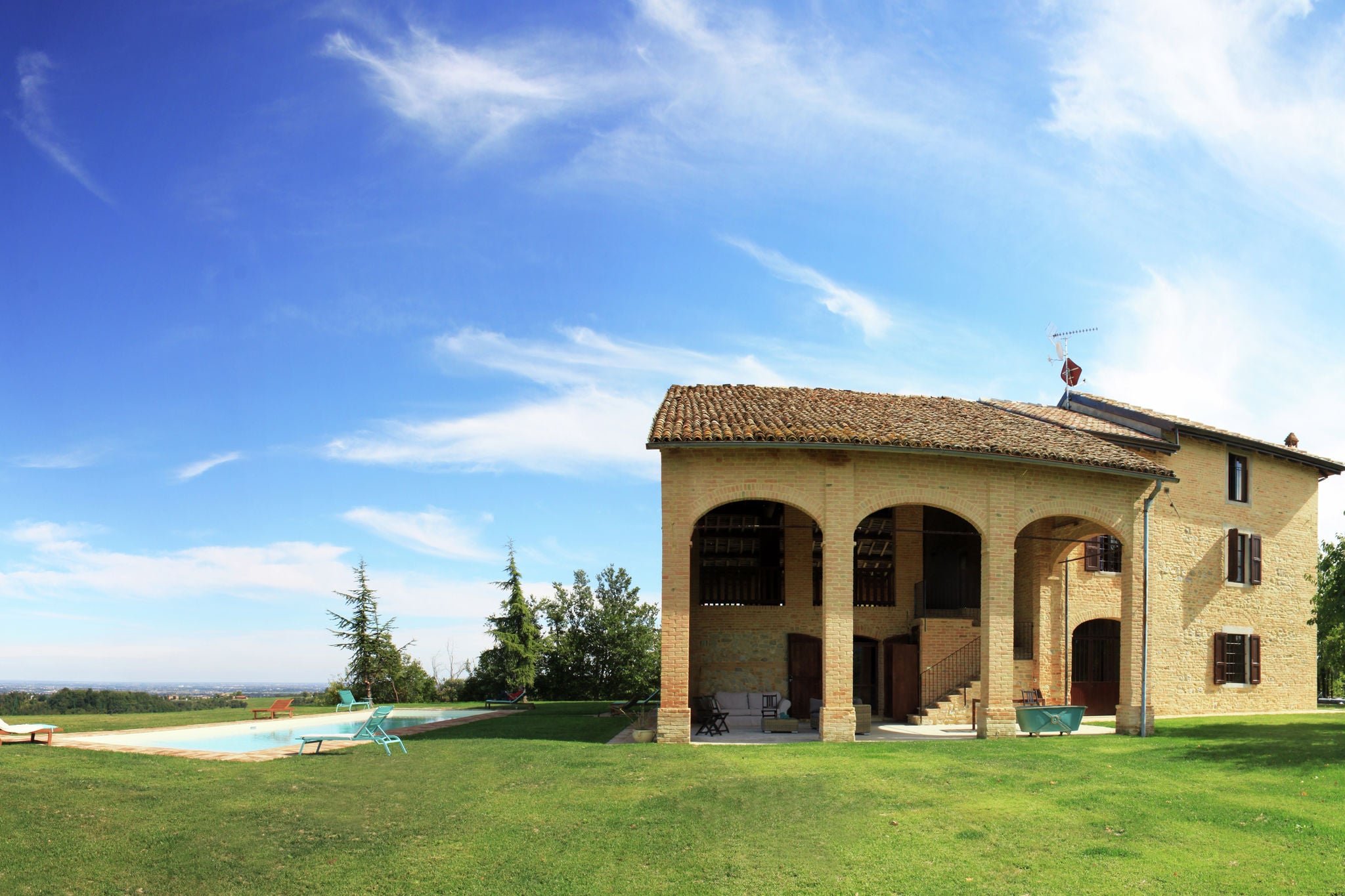 Maison de vacances avec piscine privée à Tabiano Castello