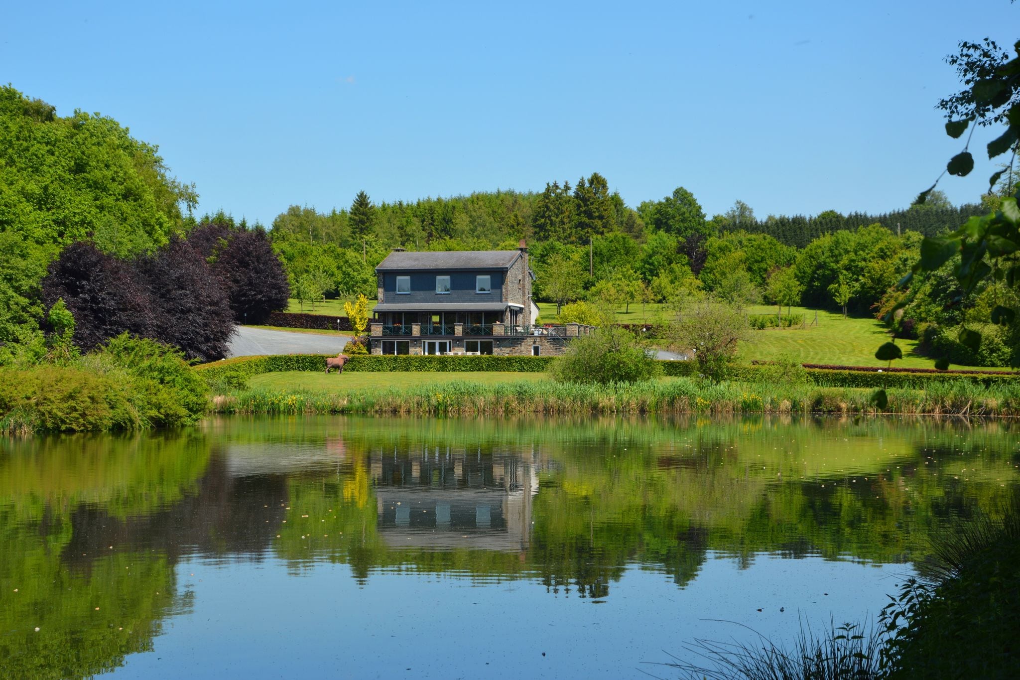 Maison de vacances cosy à Bertogne avec étangs à proximité