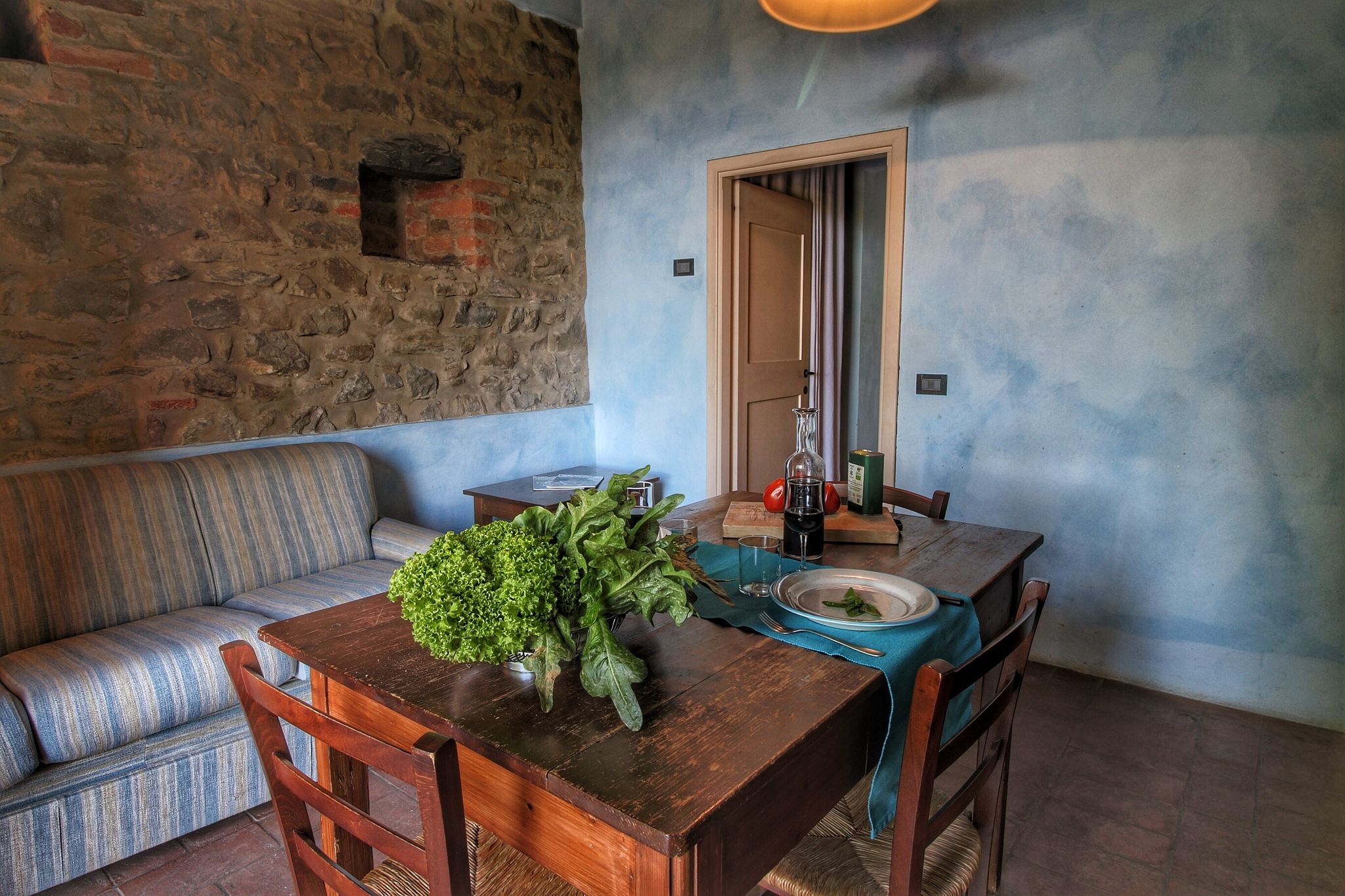 Attraktive Wohnung in 200 Jahre alten Bauernhaus in der Mitte des Chianti