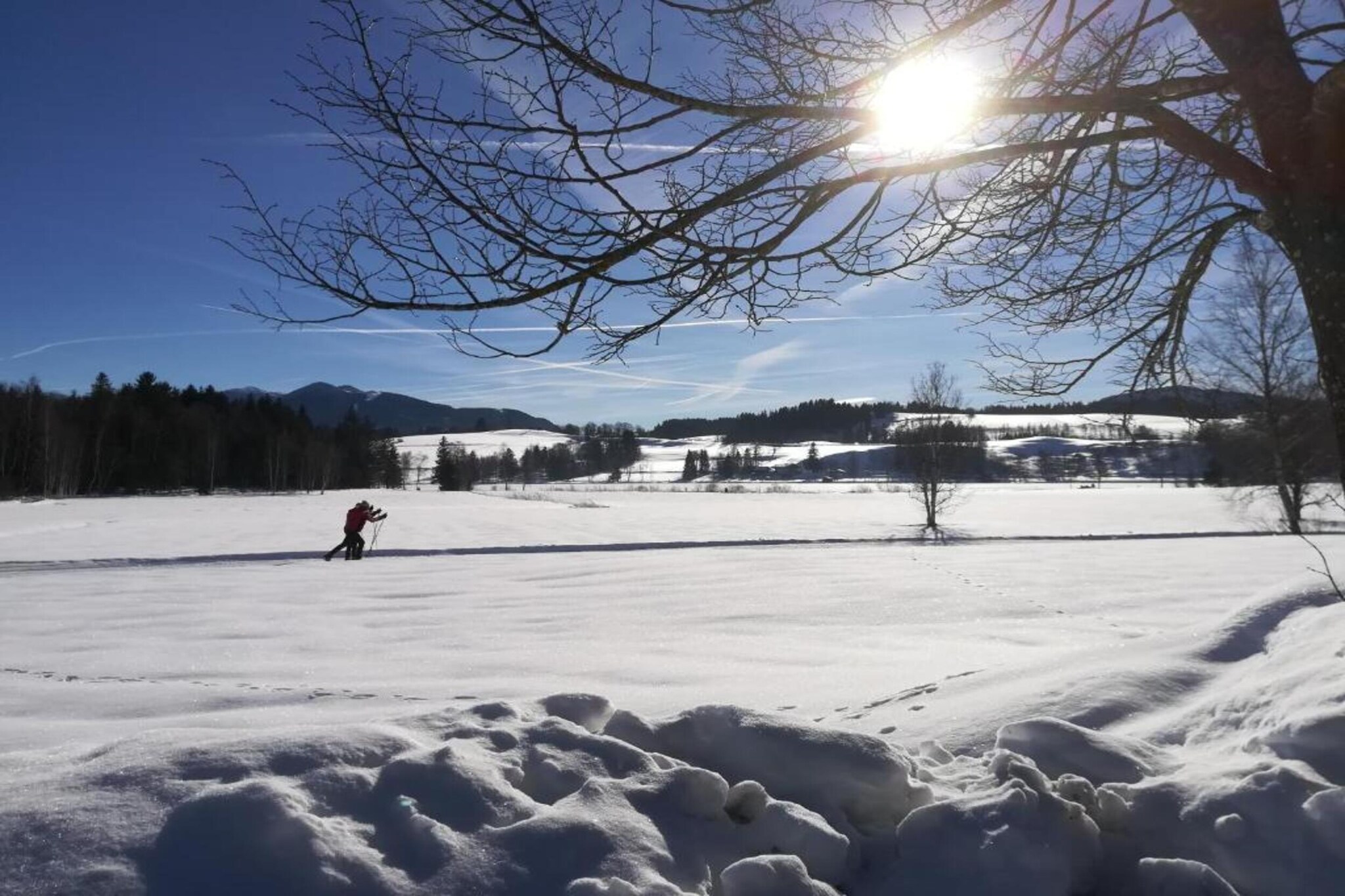 Bad Bayersoien-Gebied winter 20km