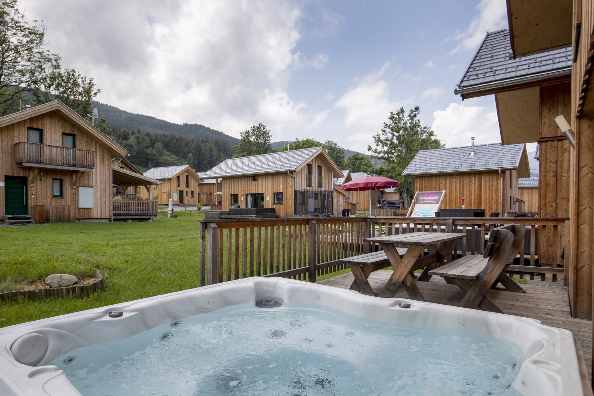 Appealing chalet with hot tub