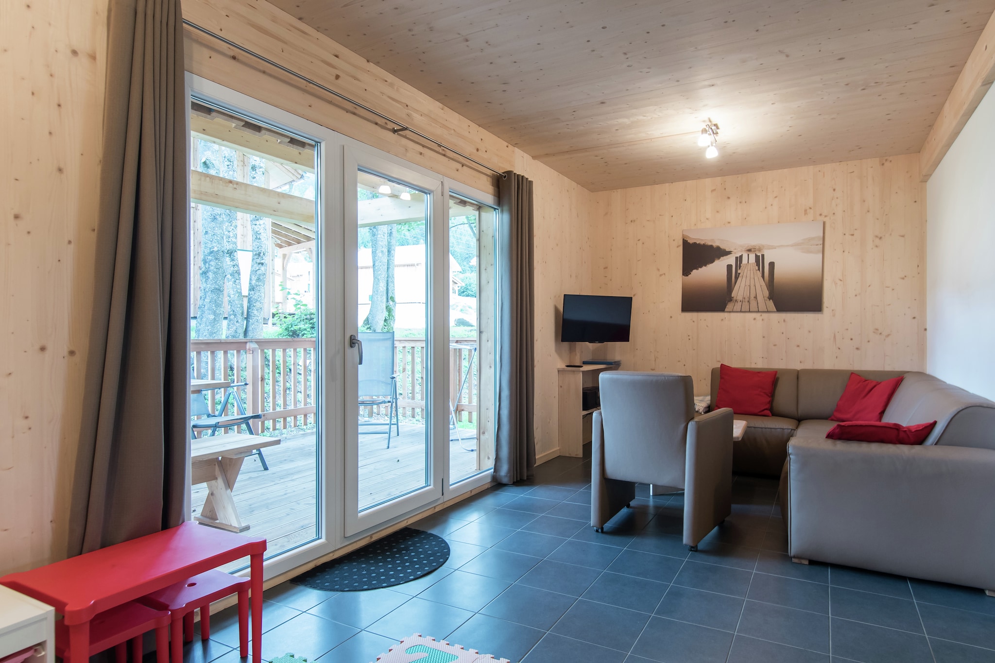 Inviting chalet with infrared sauna