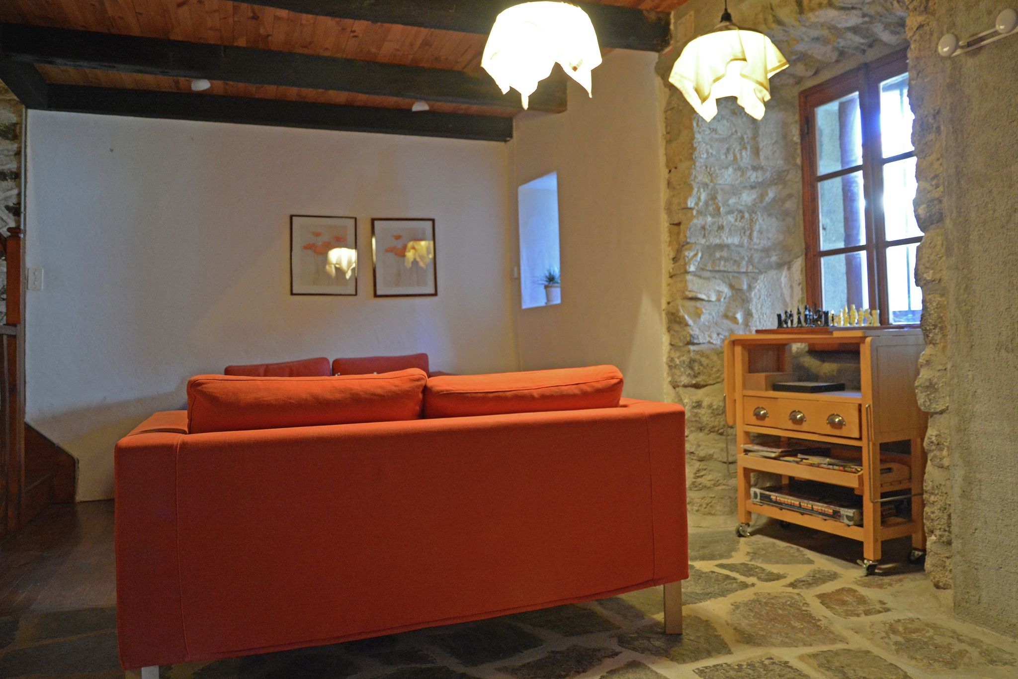 Villa in the Cevennes on the border of the Ardèche and stunning views of a lake