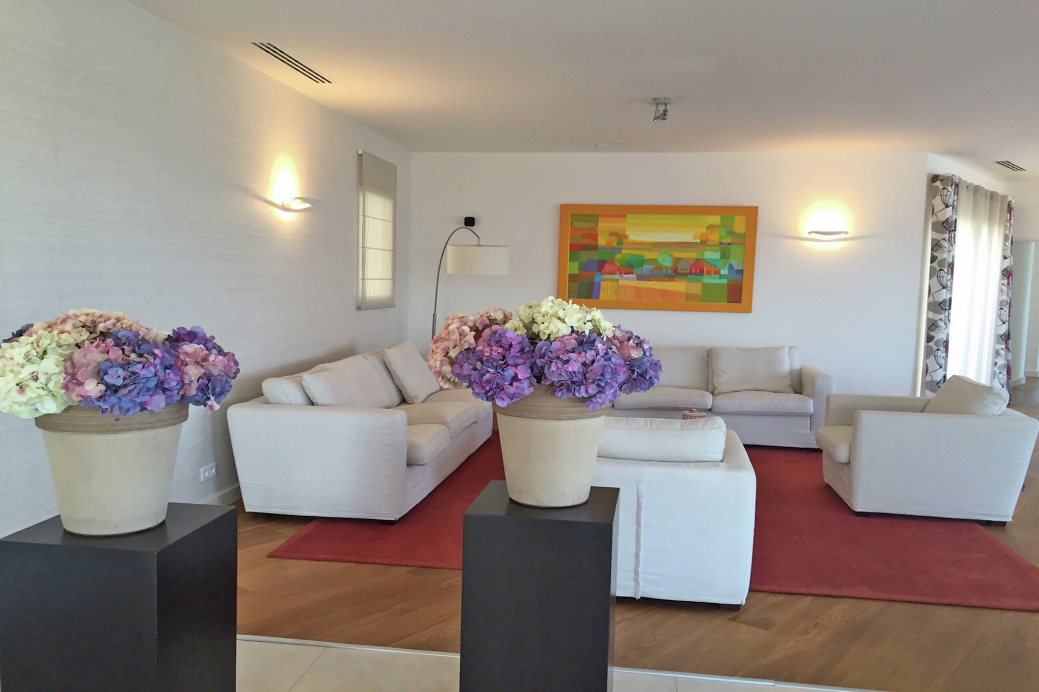Villa le Mareret-Living room