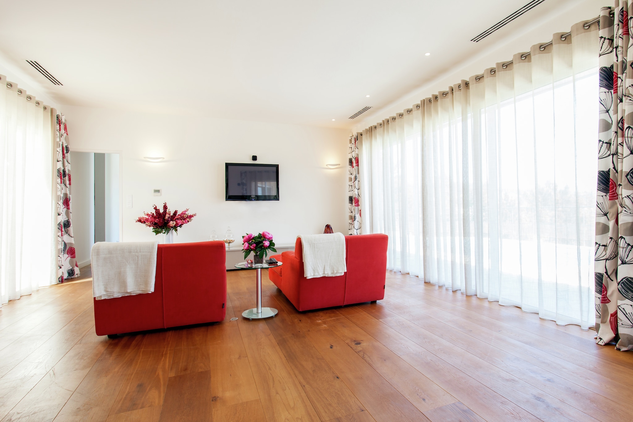 Villa le Mareret-Living room