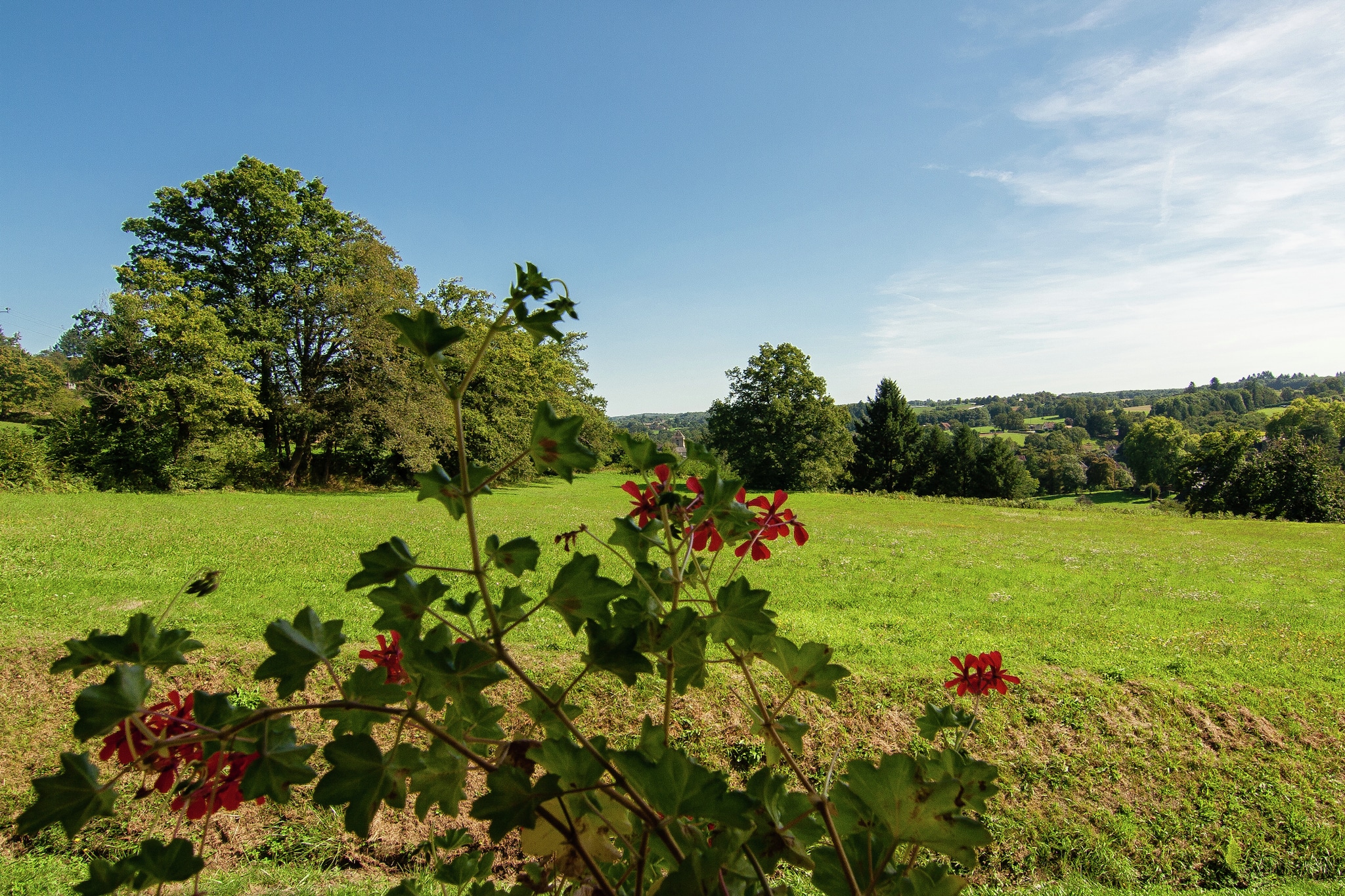 La Bergerie-Uitzicht zomer