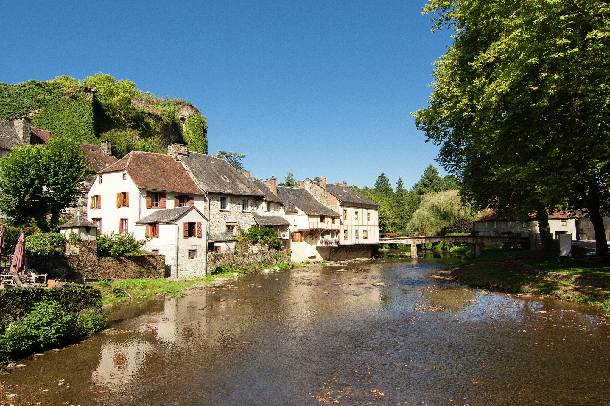 La Bergerie-Gebieden zomer 1km