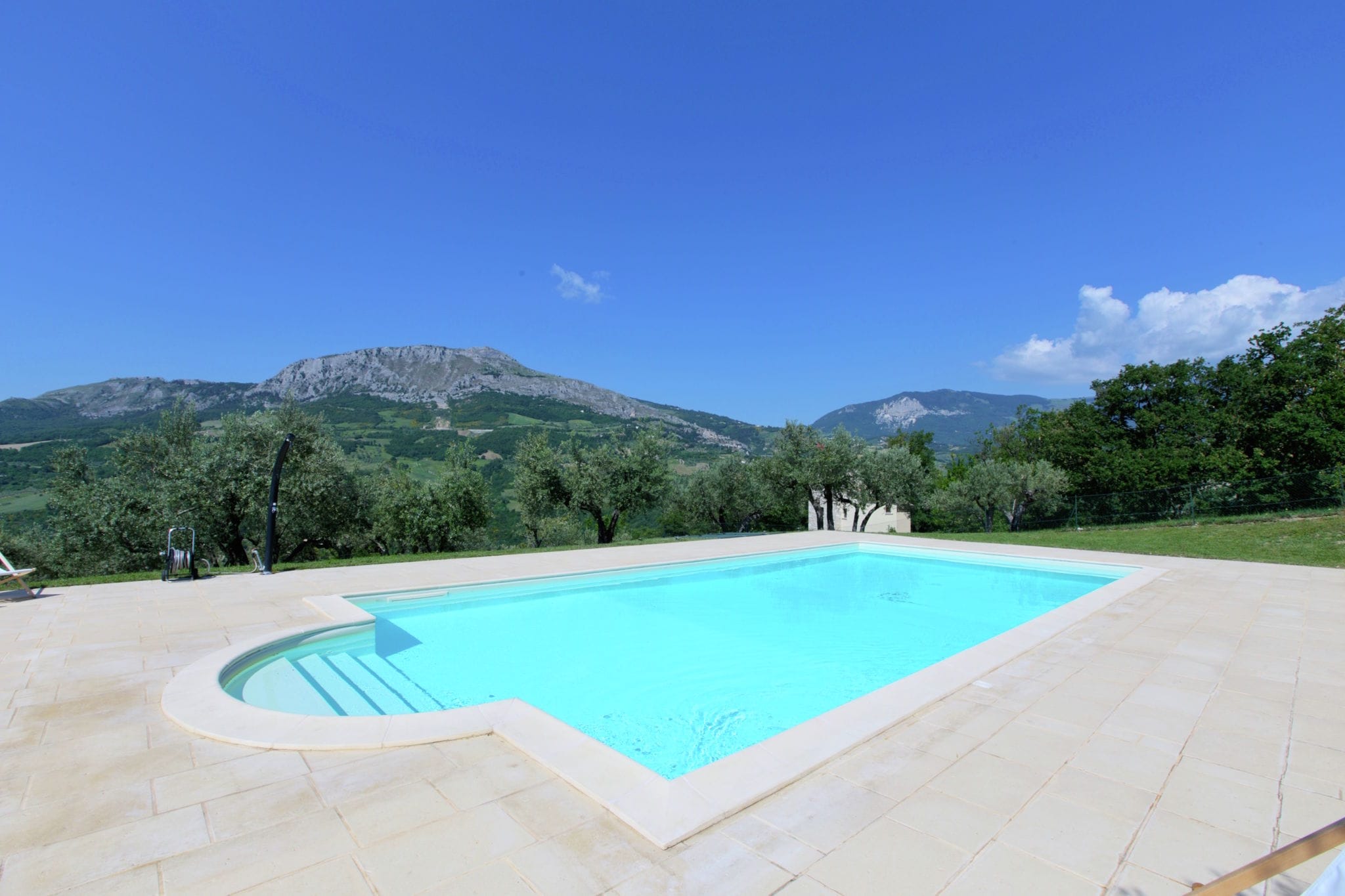 Villa with tower between olive trees with private swimming pool, nice view