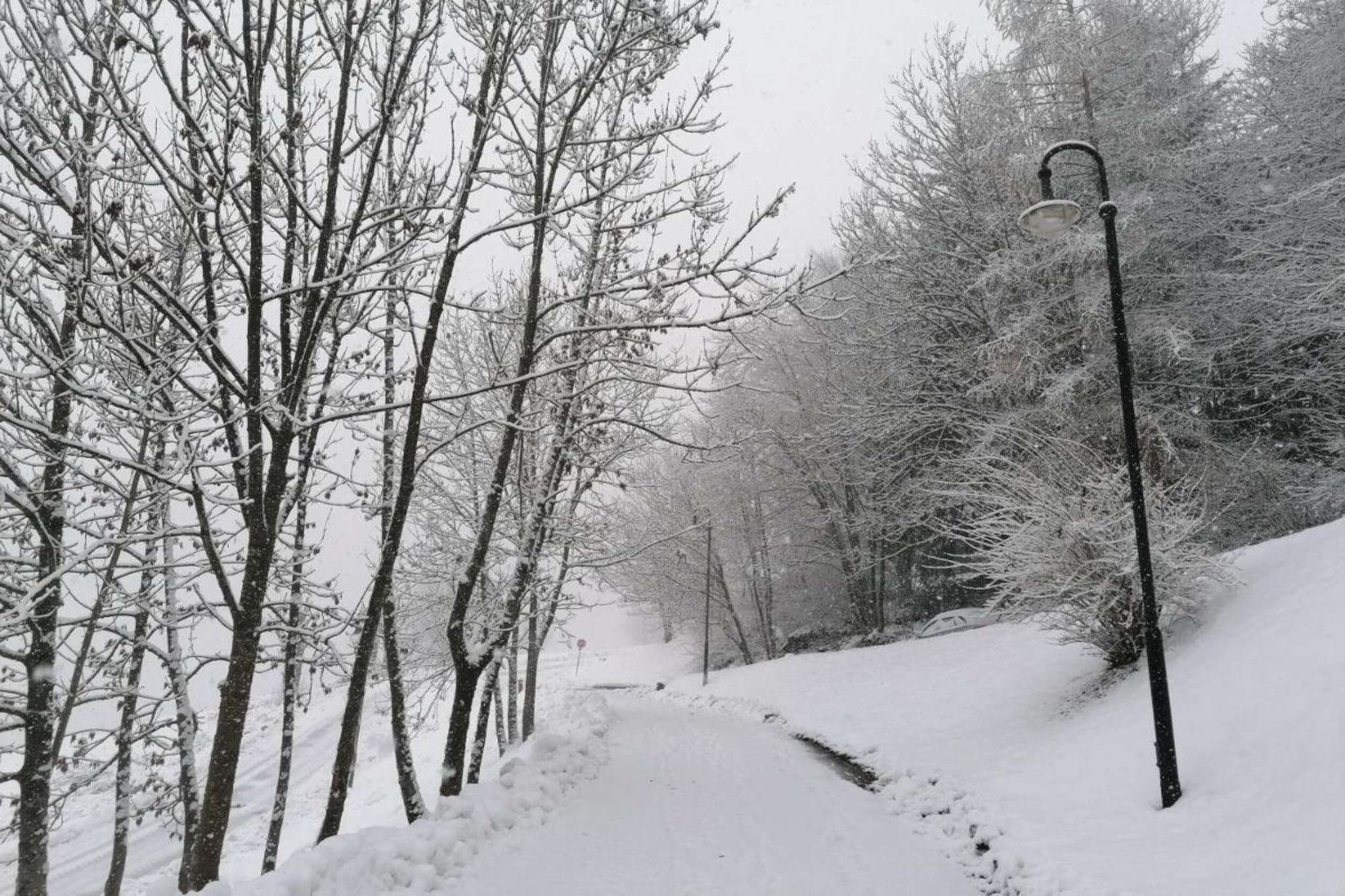Le Plejadi Bilo 2 sr-Gebied winter 20km