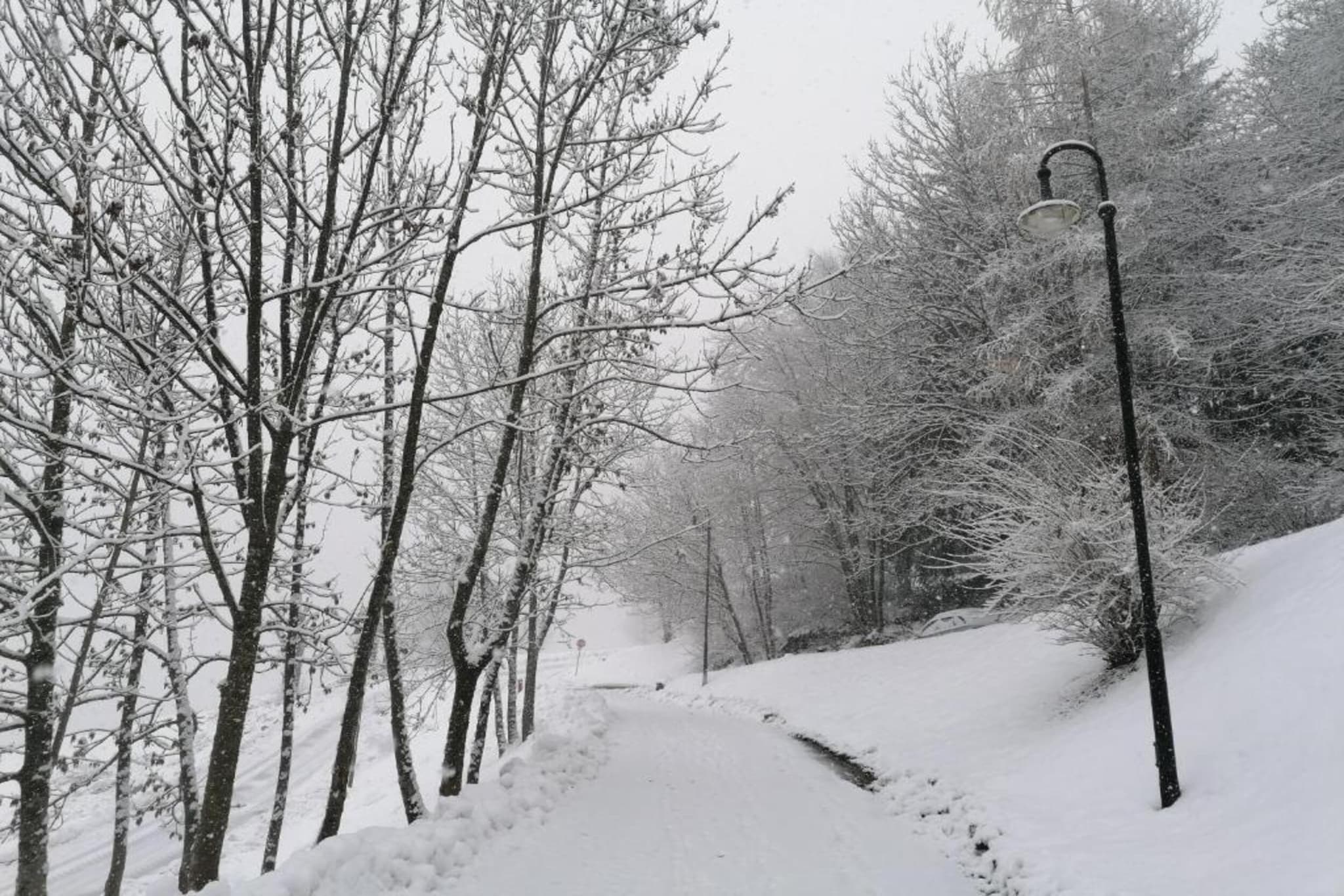 Le Plejadi Bilo 2 sr-Gebied winter 20km