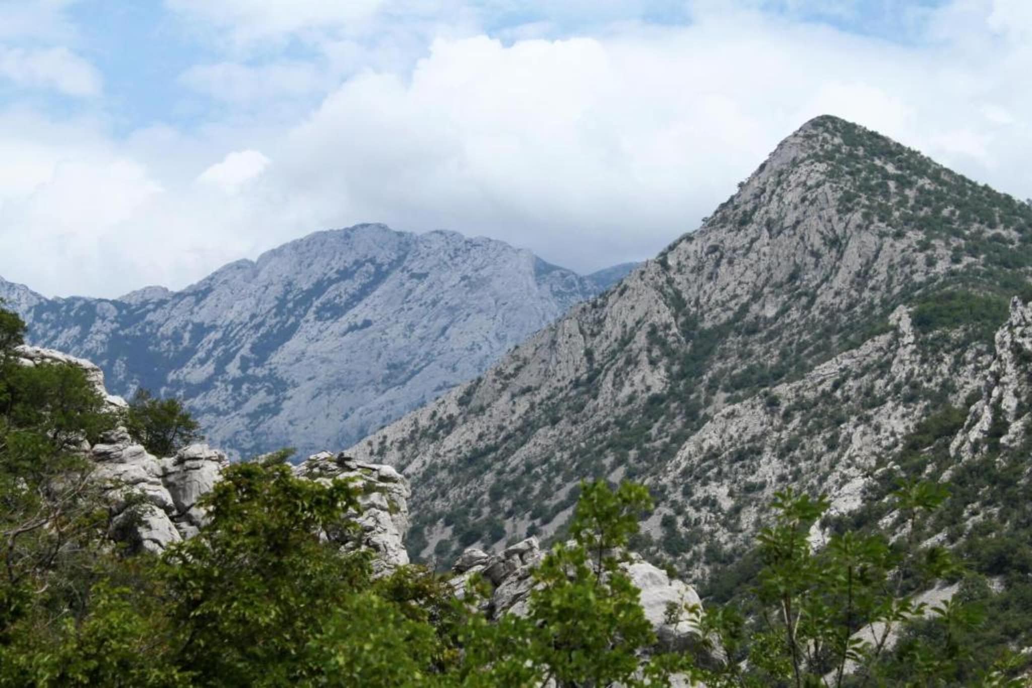 Studio apartment Paklenica-Gebieden zomer 1km