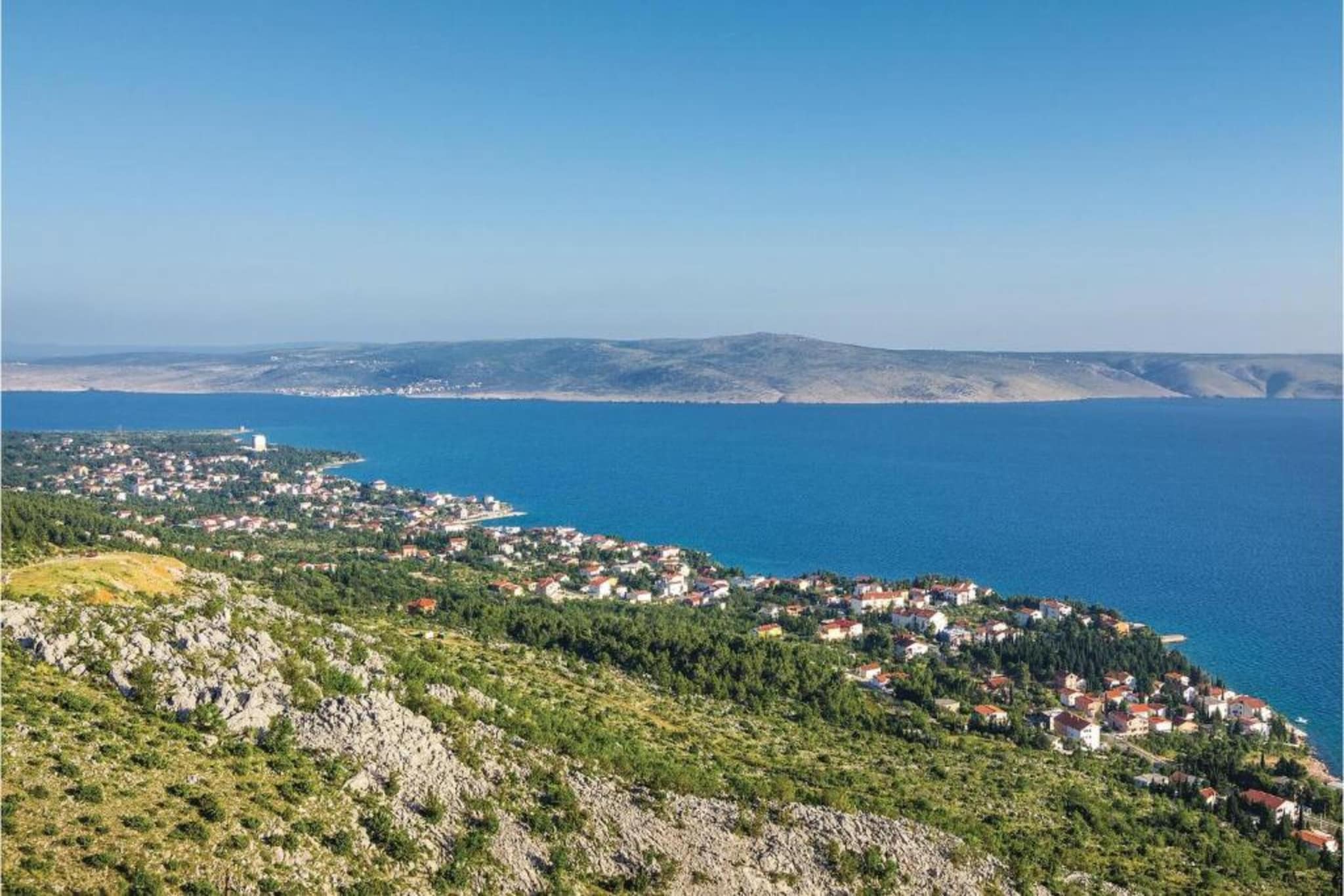 Studio apartment Paklenica-Gebieden zomer 1km